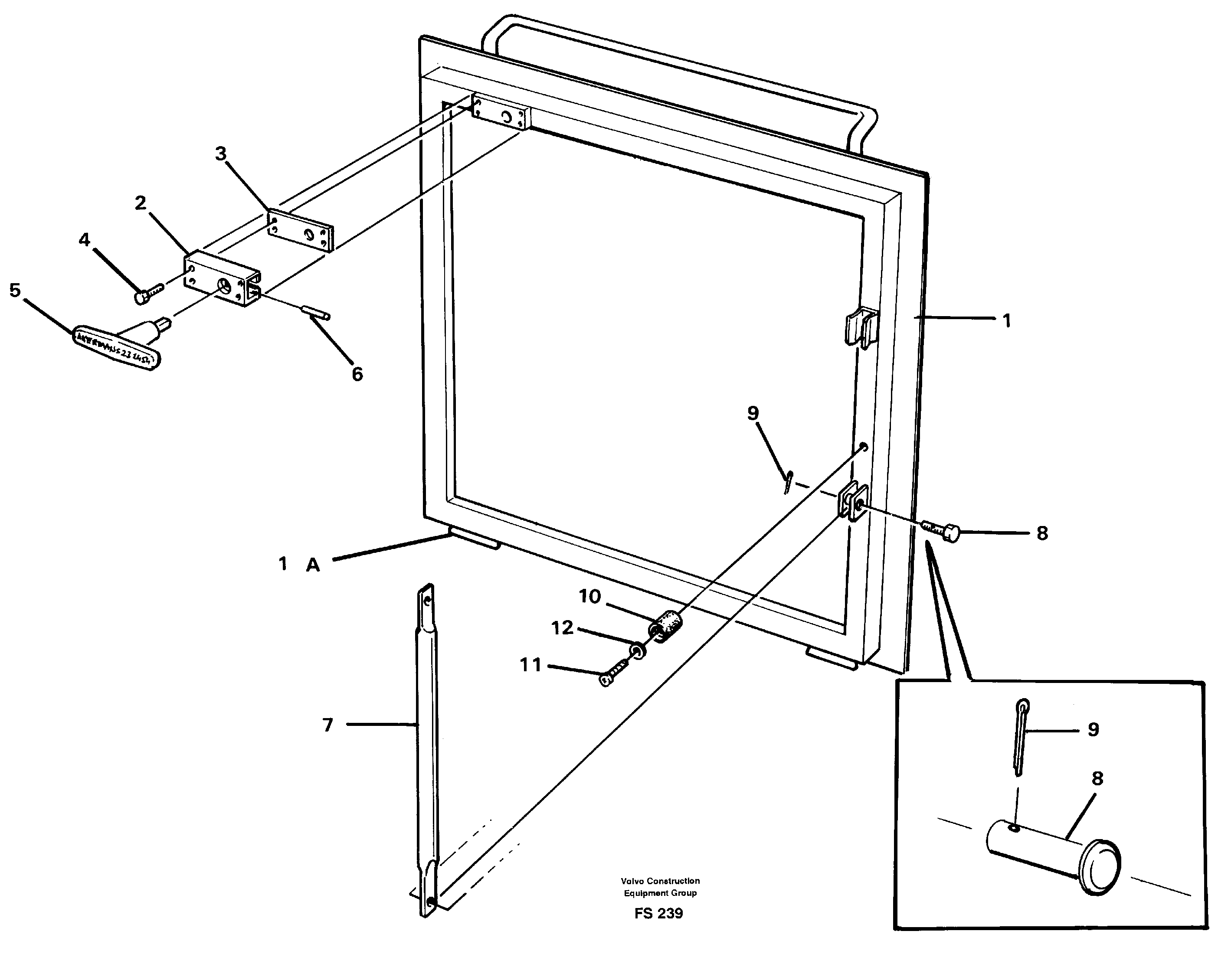 Fuel pump hatch — volvo parts diagram