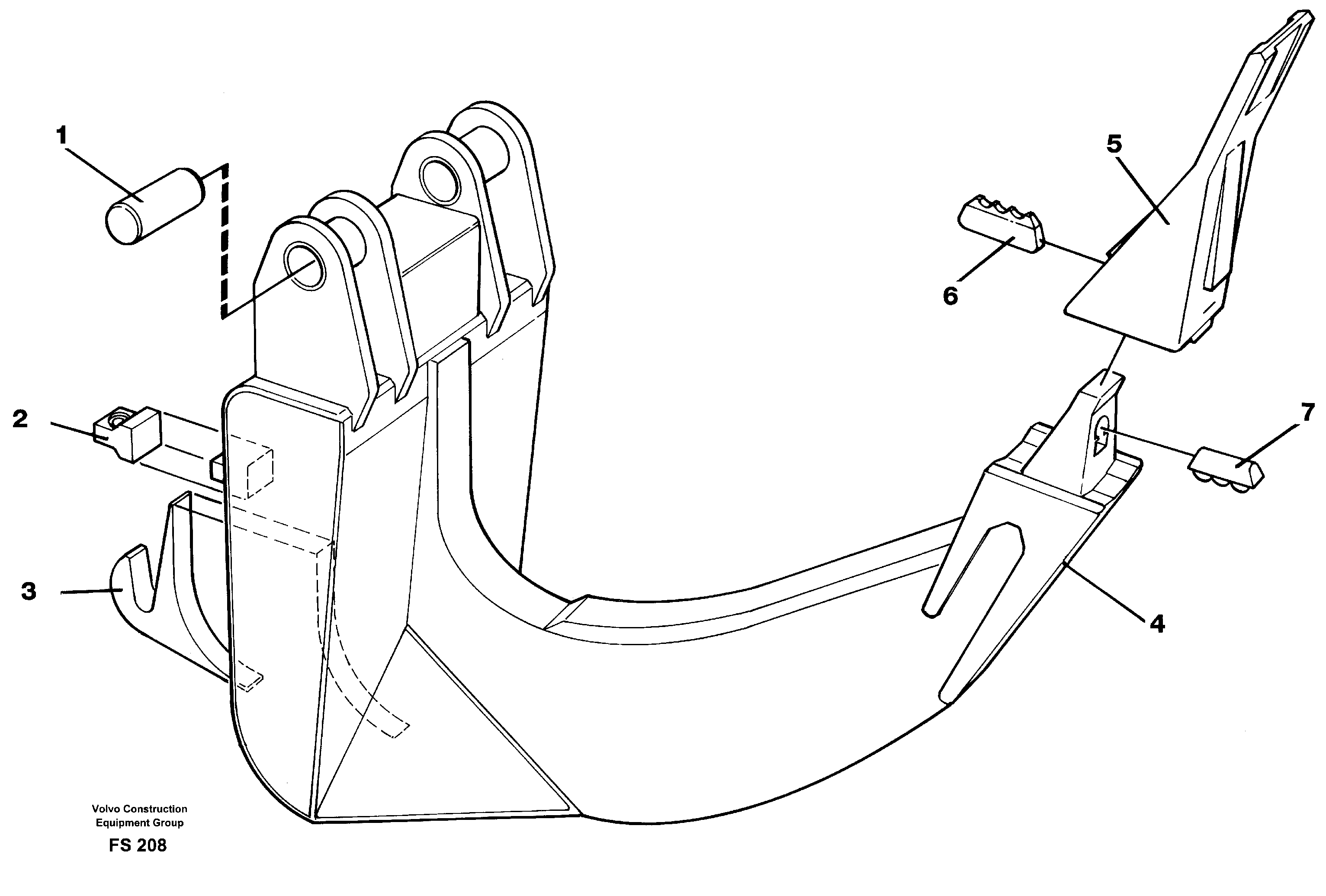Ripper S3  14254578 — volvo parts diagram