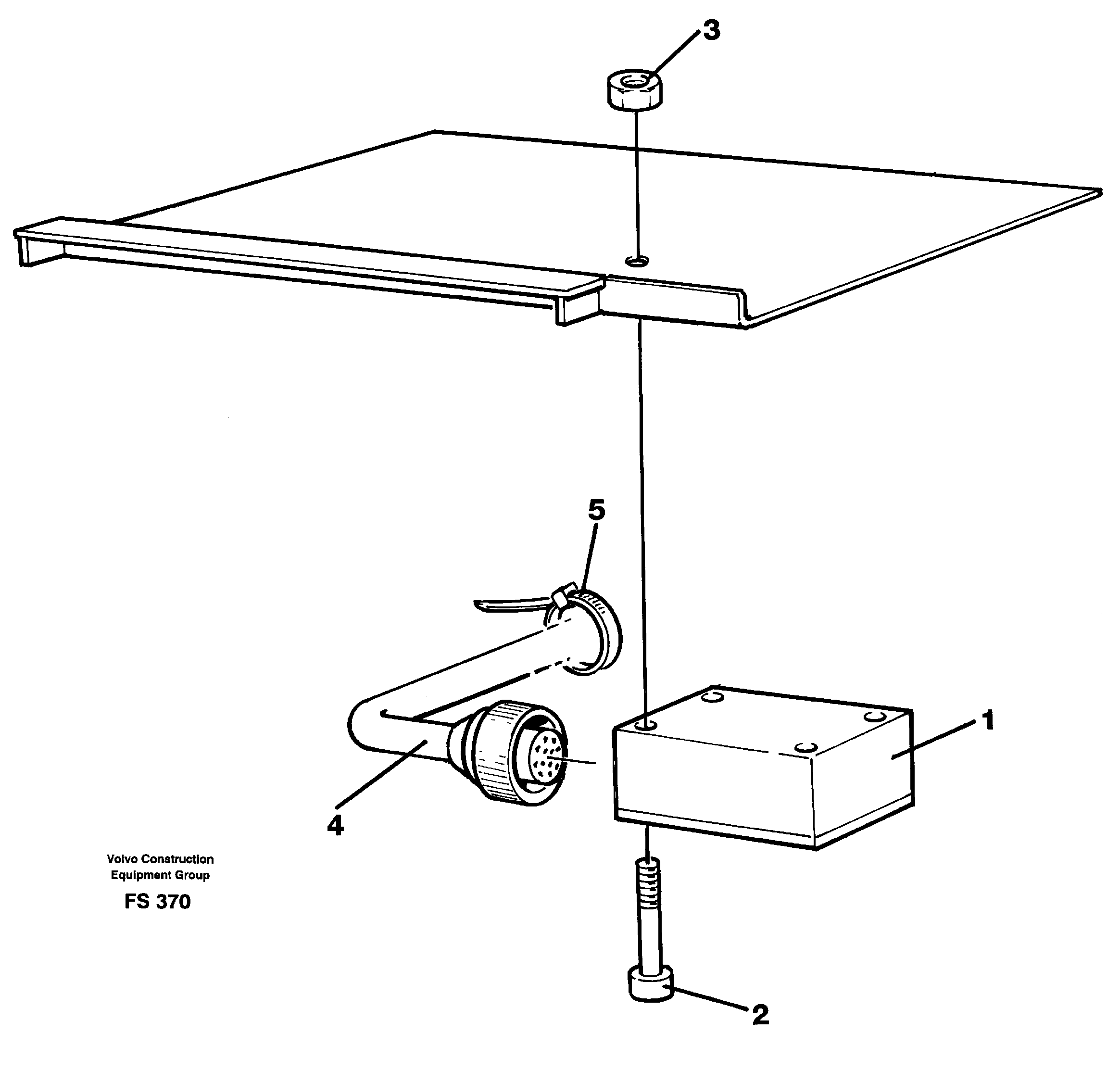 Overspeed guard  14246161 — volvo parts diagram