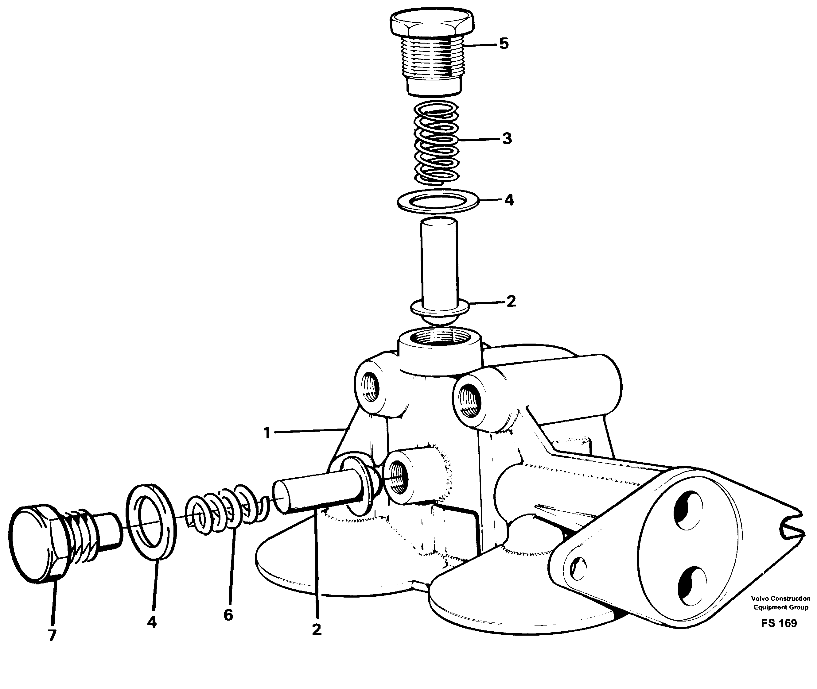 Oil filter housing — volvo parts diagram