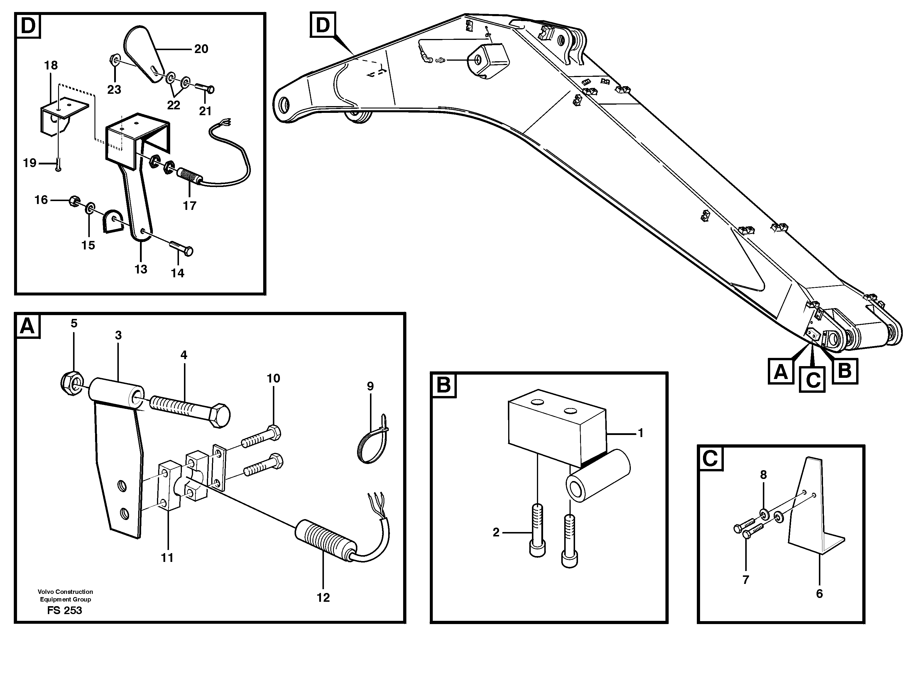 Electric installation — volvo parts diagram
