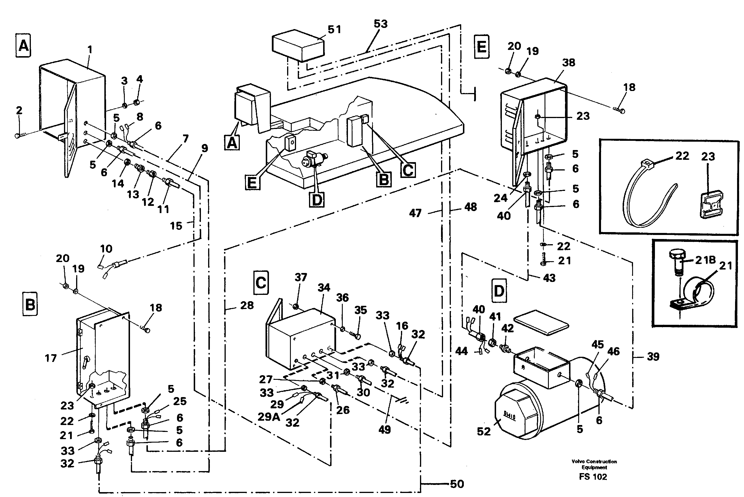 Magnet equipment Ohio, Eletric installation 25 kw alternator  14262156 — volvo parts diagram
