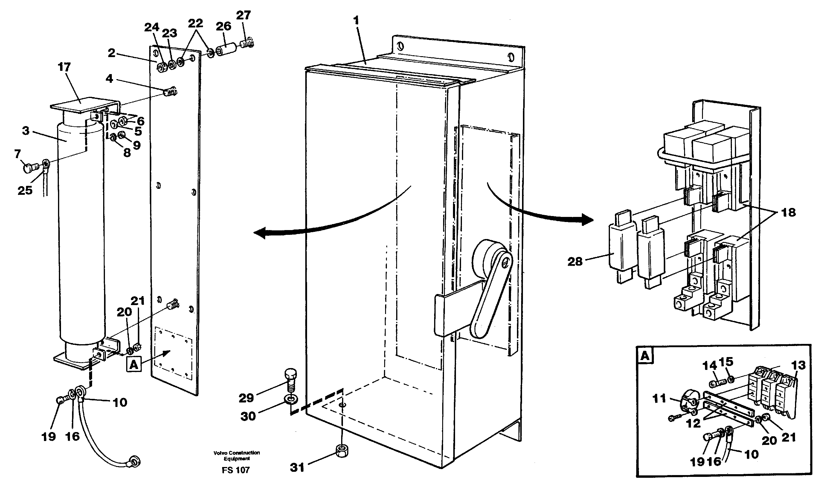 Magnet equipment Ohio, disconnector unit  14262156 — volvo parts diagram