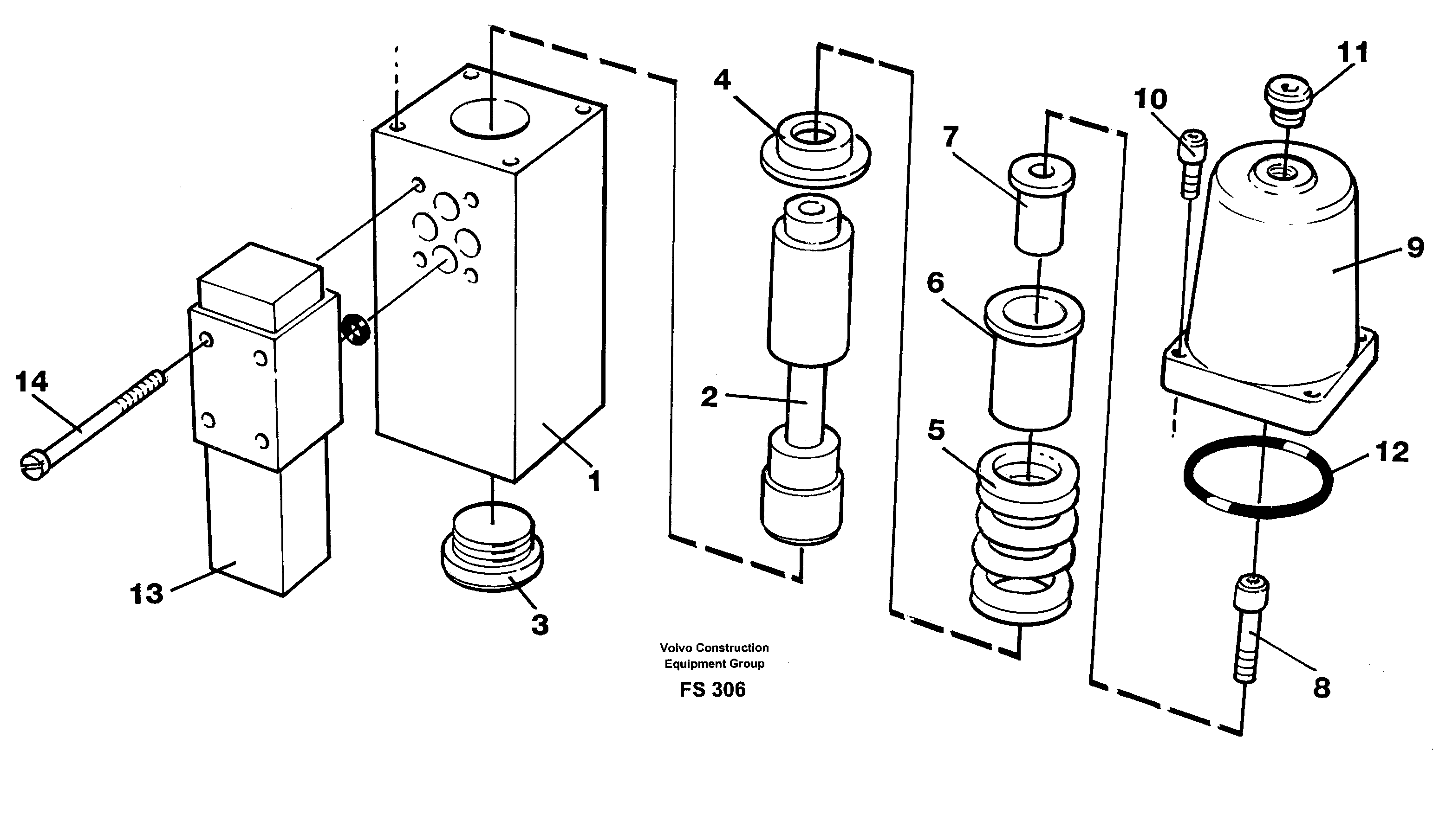 Operating valve — volvo parts diagram