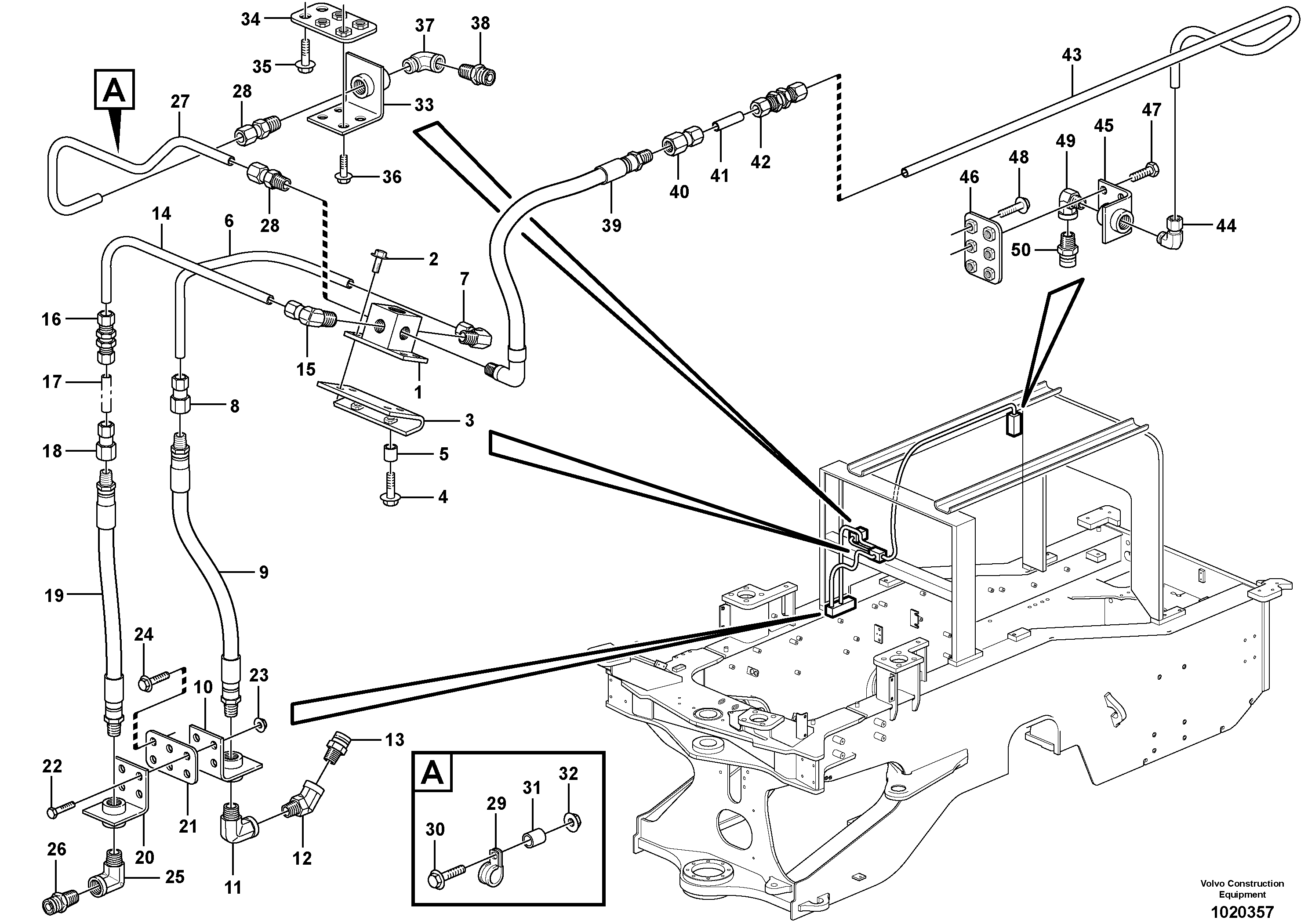Fire suppression system  83431 — volvo parts diagram