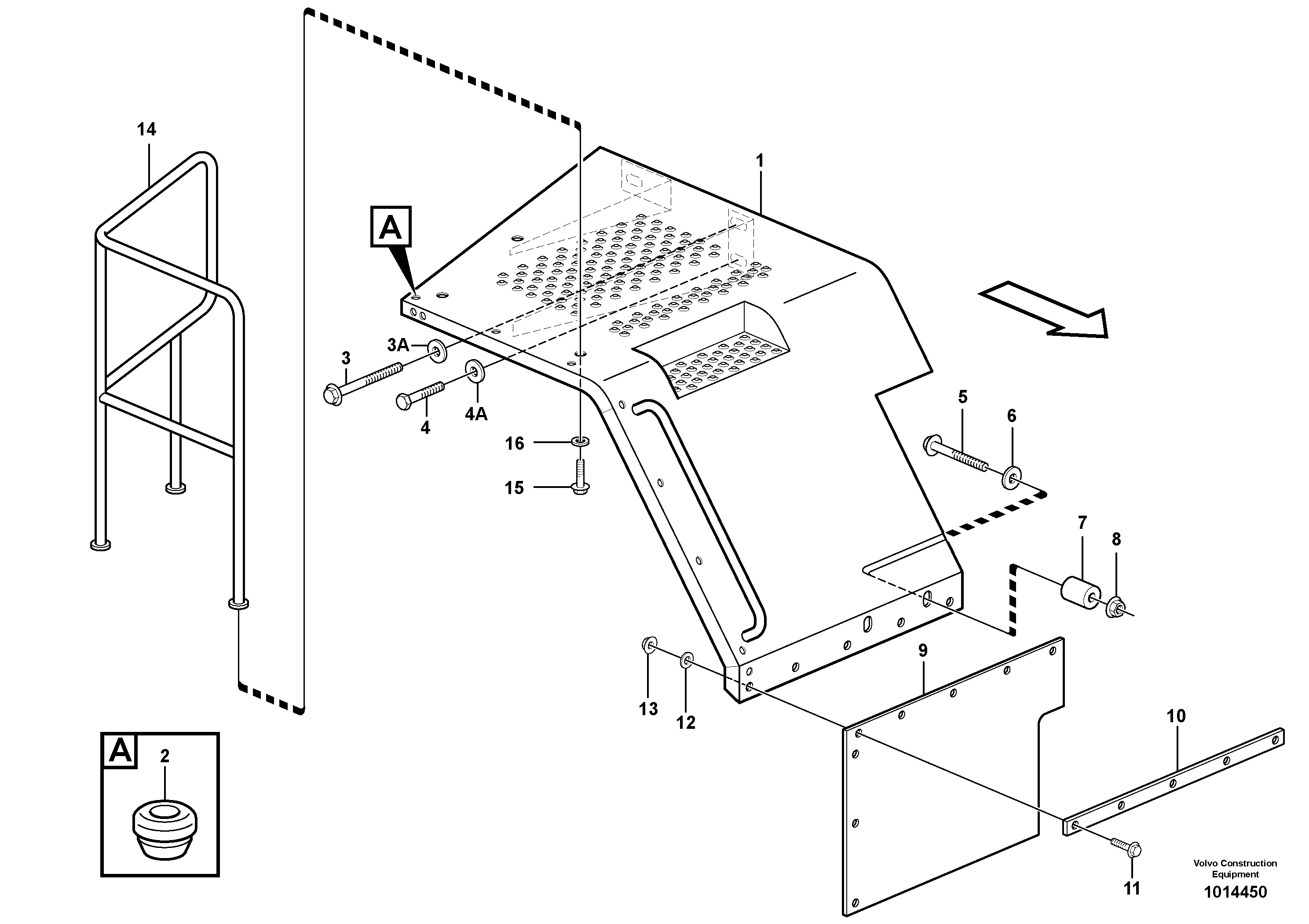 Fender, rear — volvo parts diagram