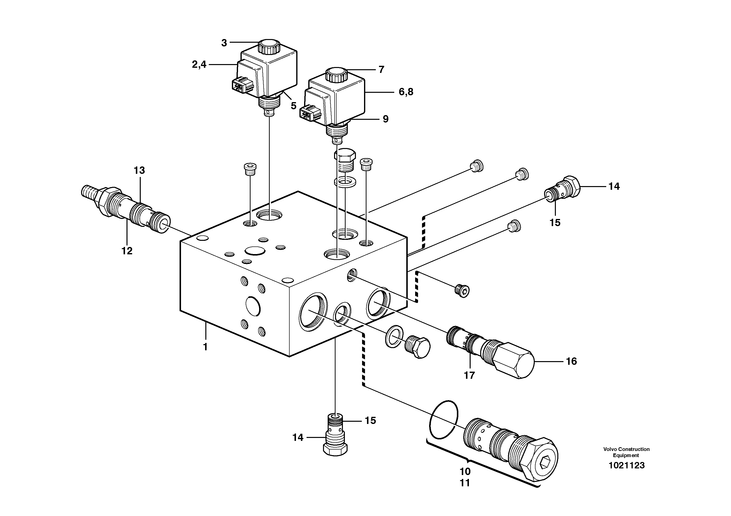 Relief valve.  80779 — volvo parts diagram