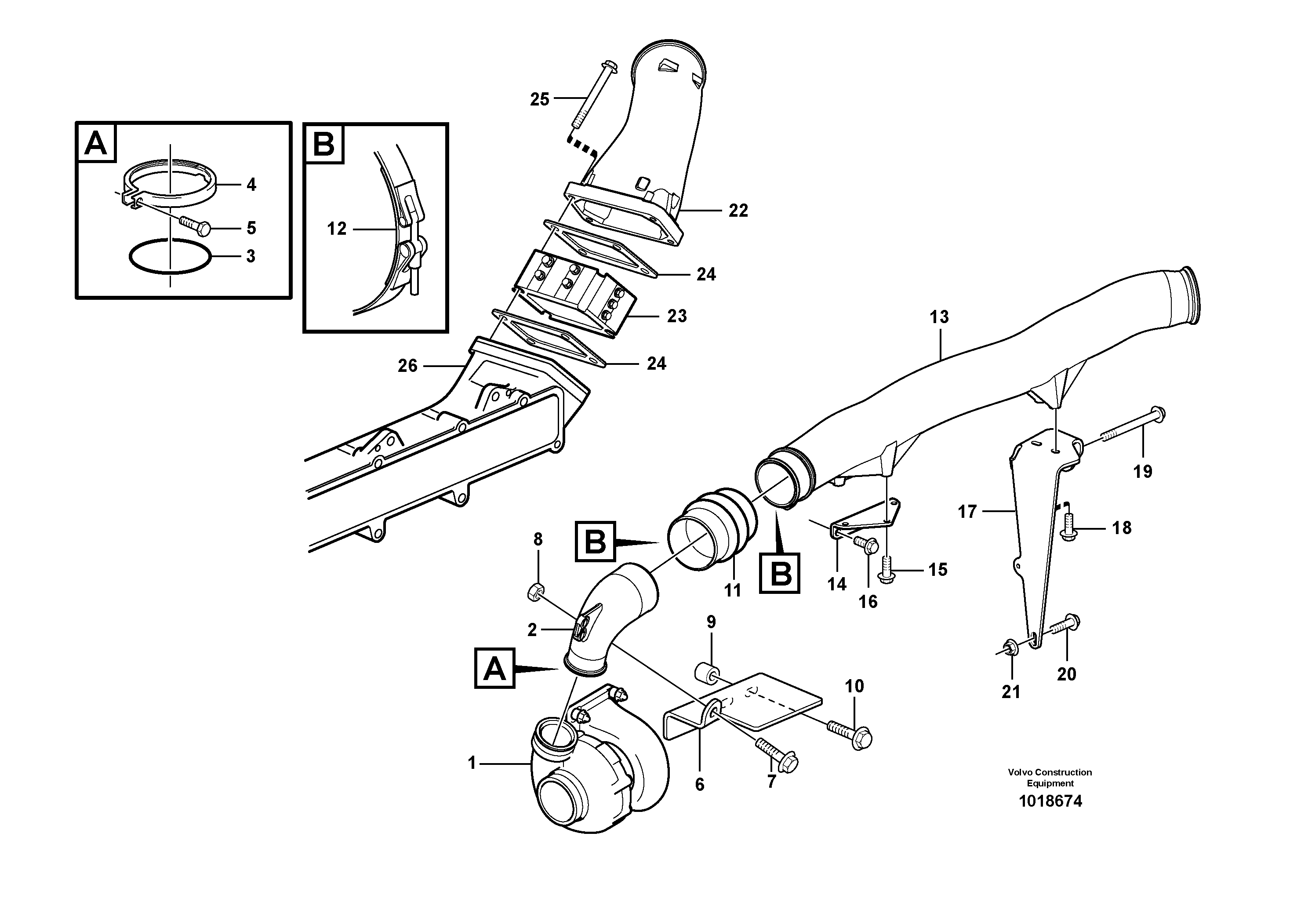 Intercooler — volvo parts diagram