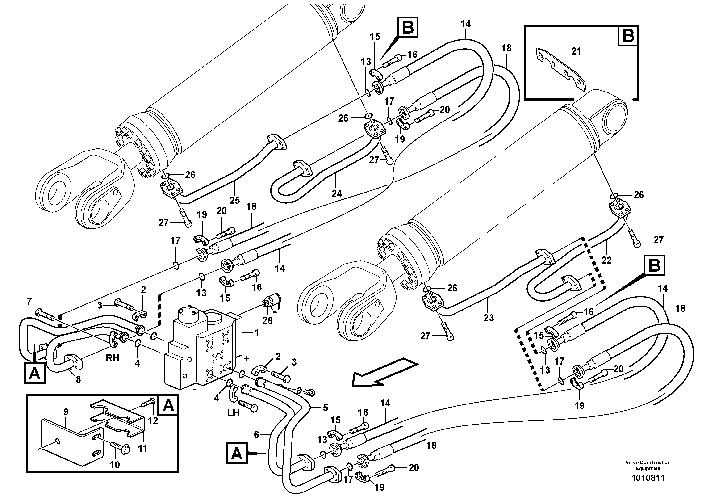 Lift function — volvo parts diagram