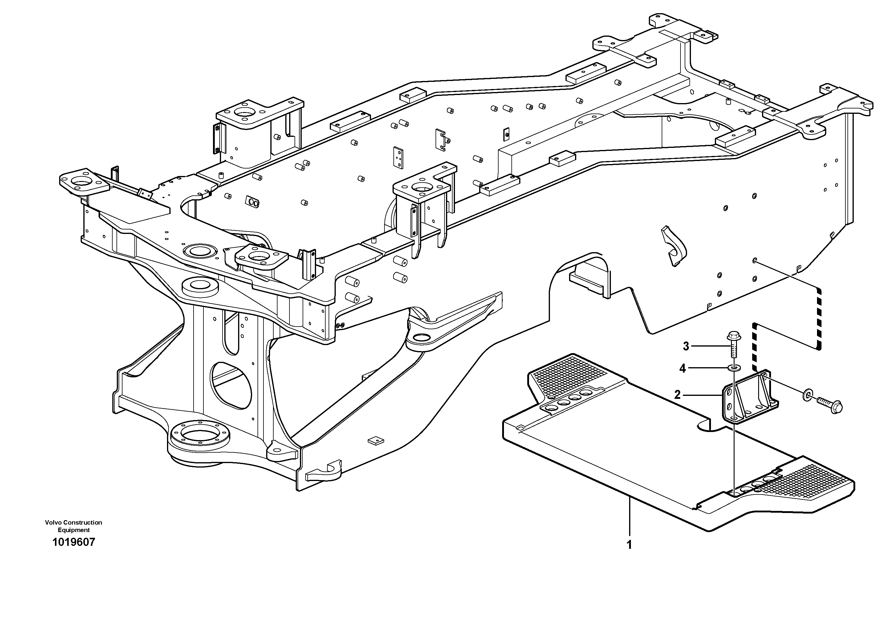Counterweight  80698 — volvo parts diagram