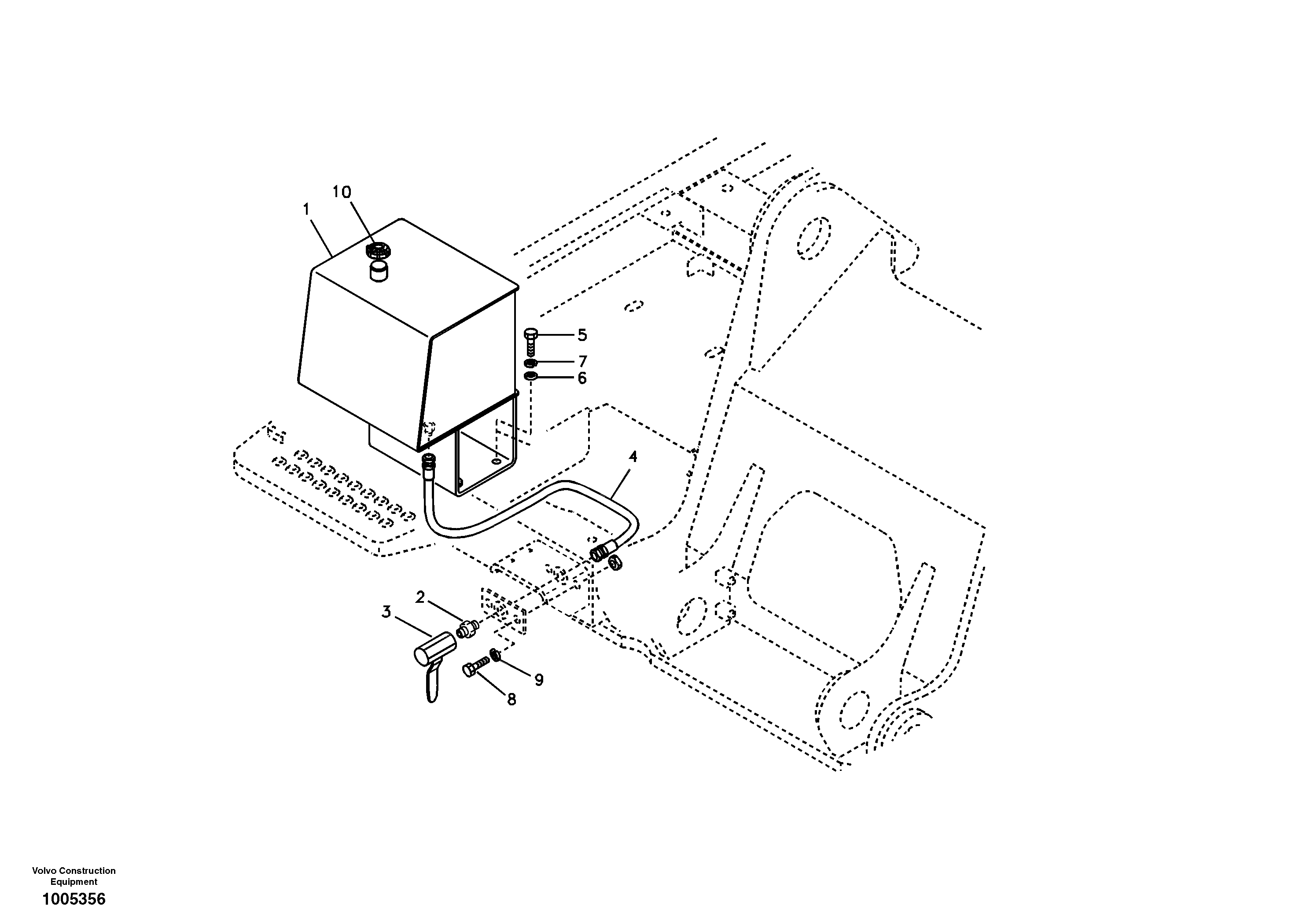 Water tank, Forestry — volvo parts diagram