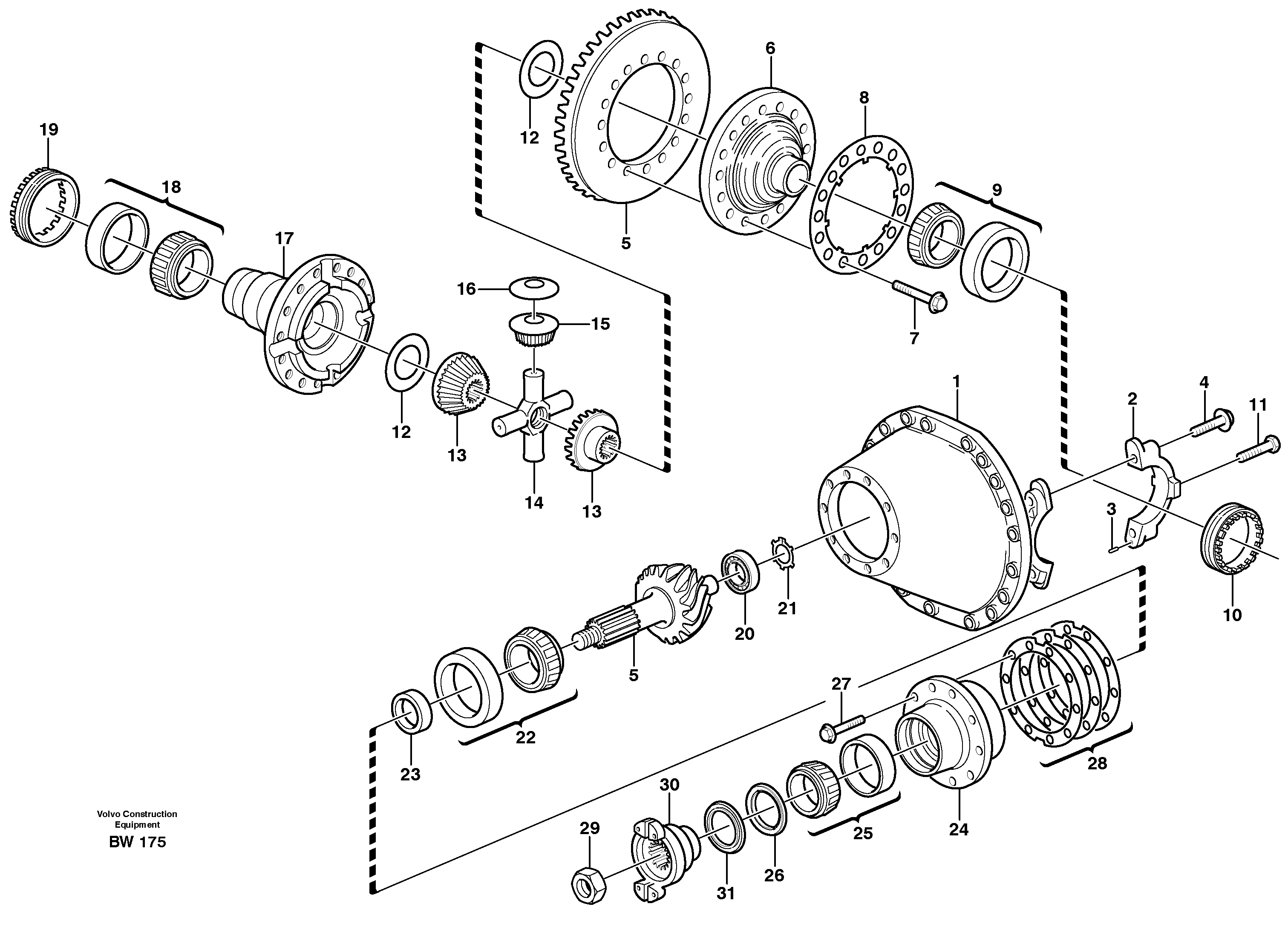 Final drive  AH64D PROD NO 23909, 4X4 — volvo parts diagram
