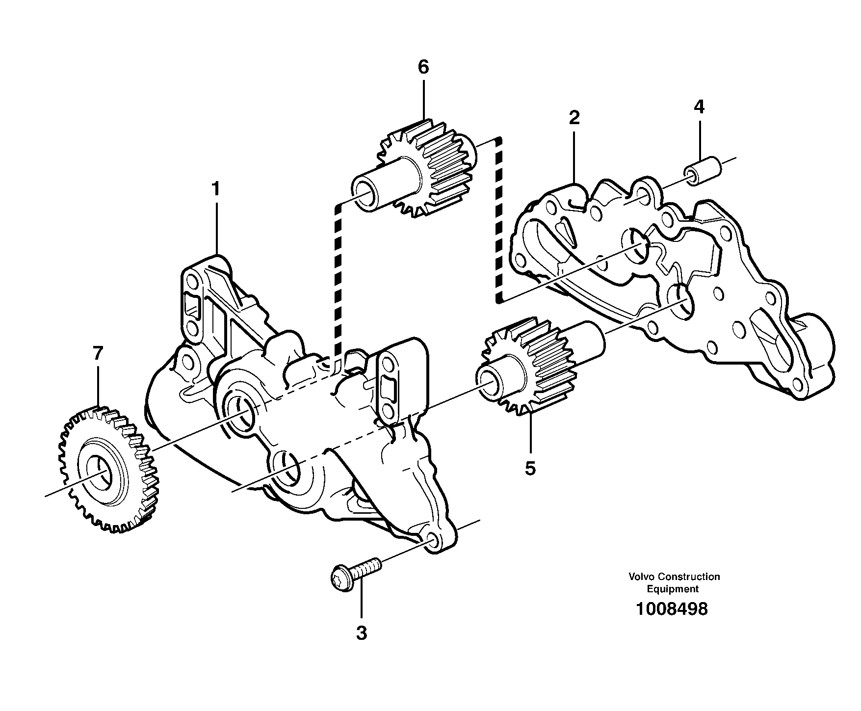 Oil pump — volvo parts diagram