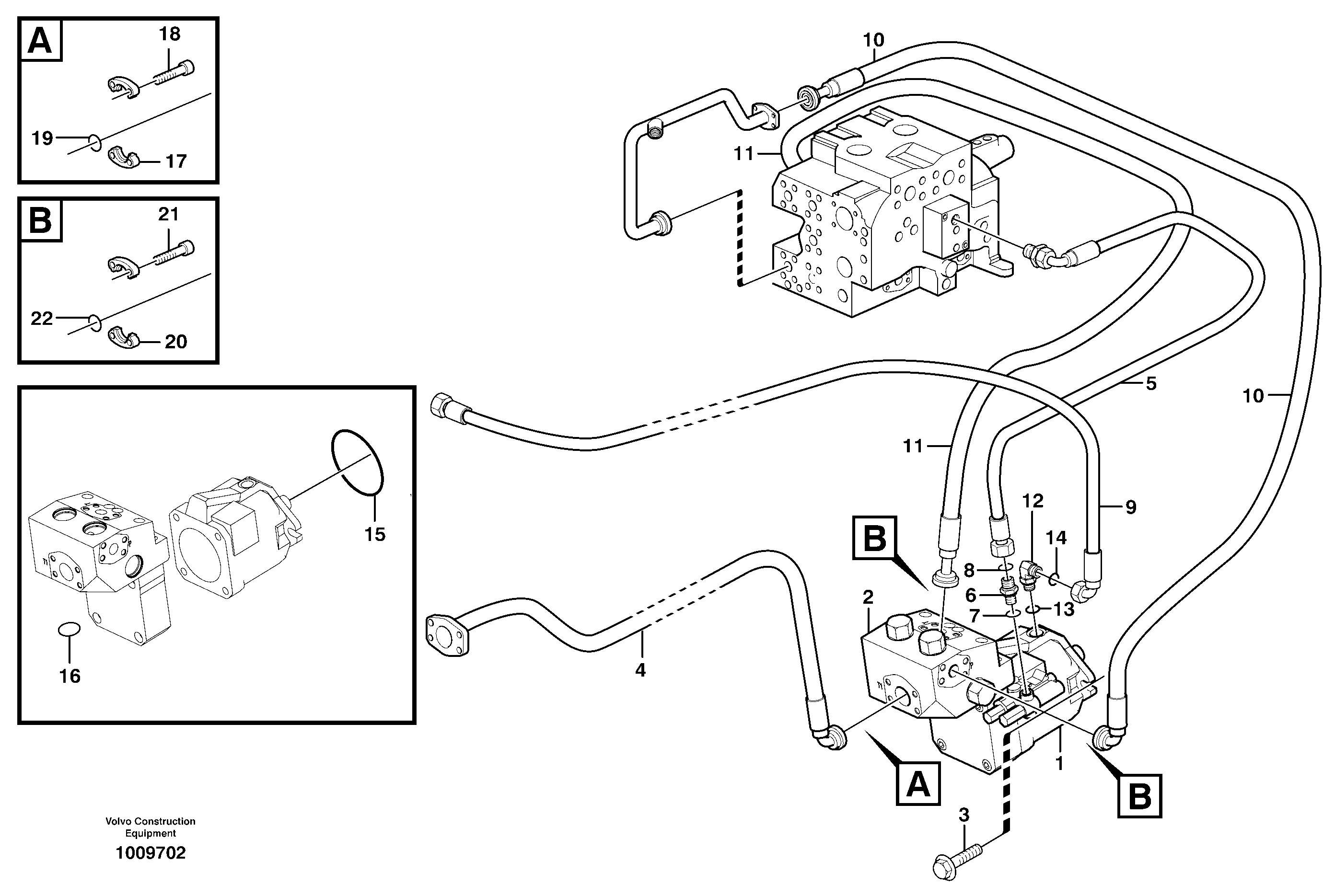Auxiliary steering system  81070 — volvo parts diagram