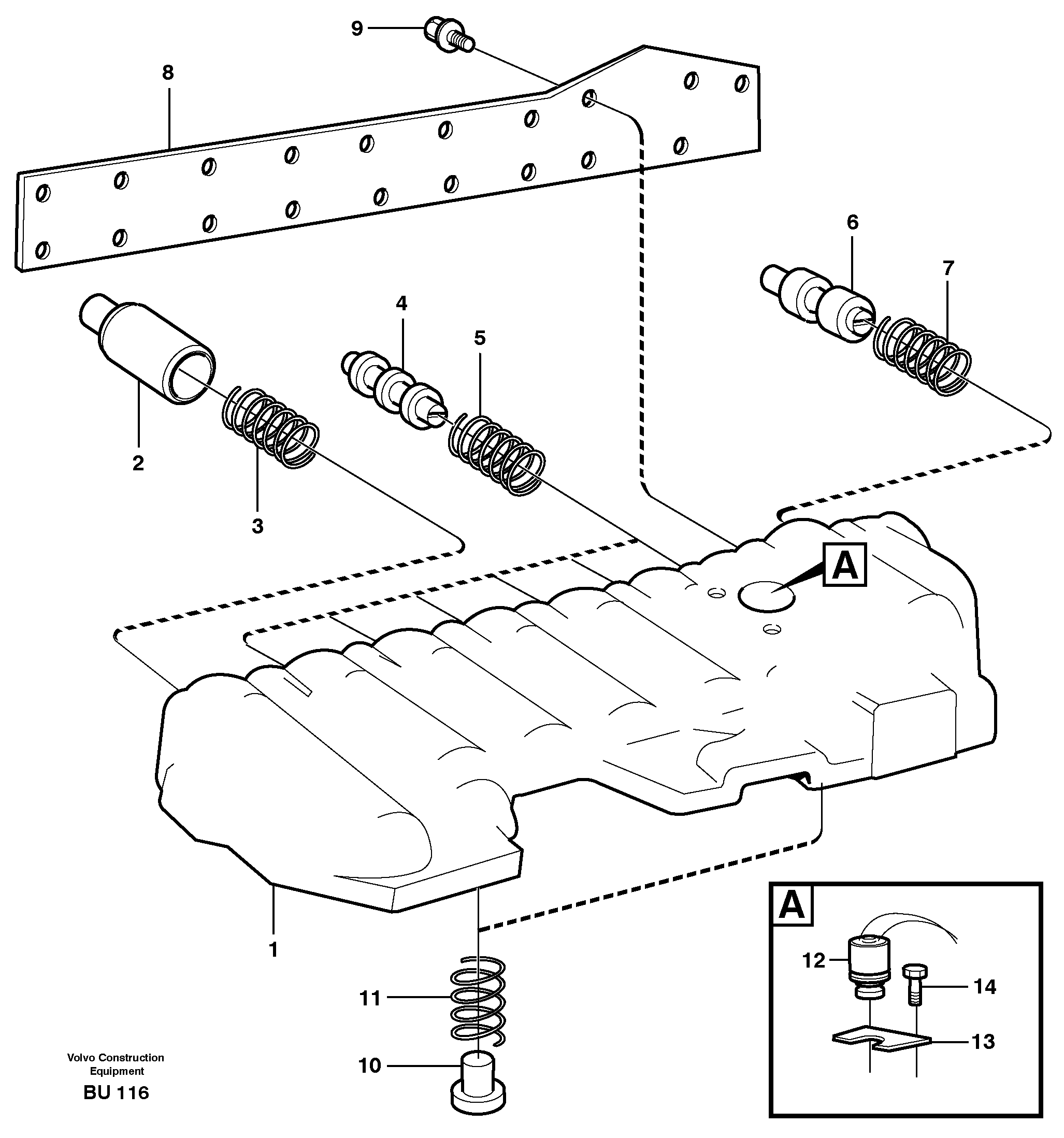 Modulated valve  22648 — volvo parts diagram