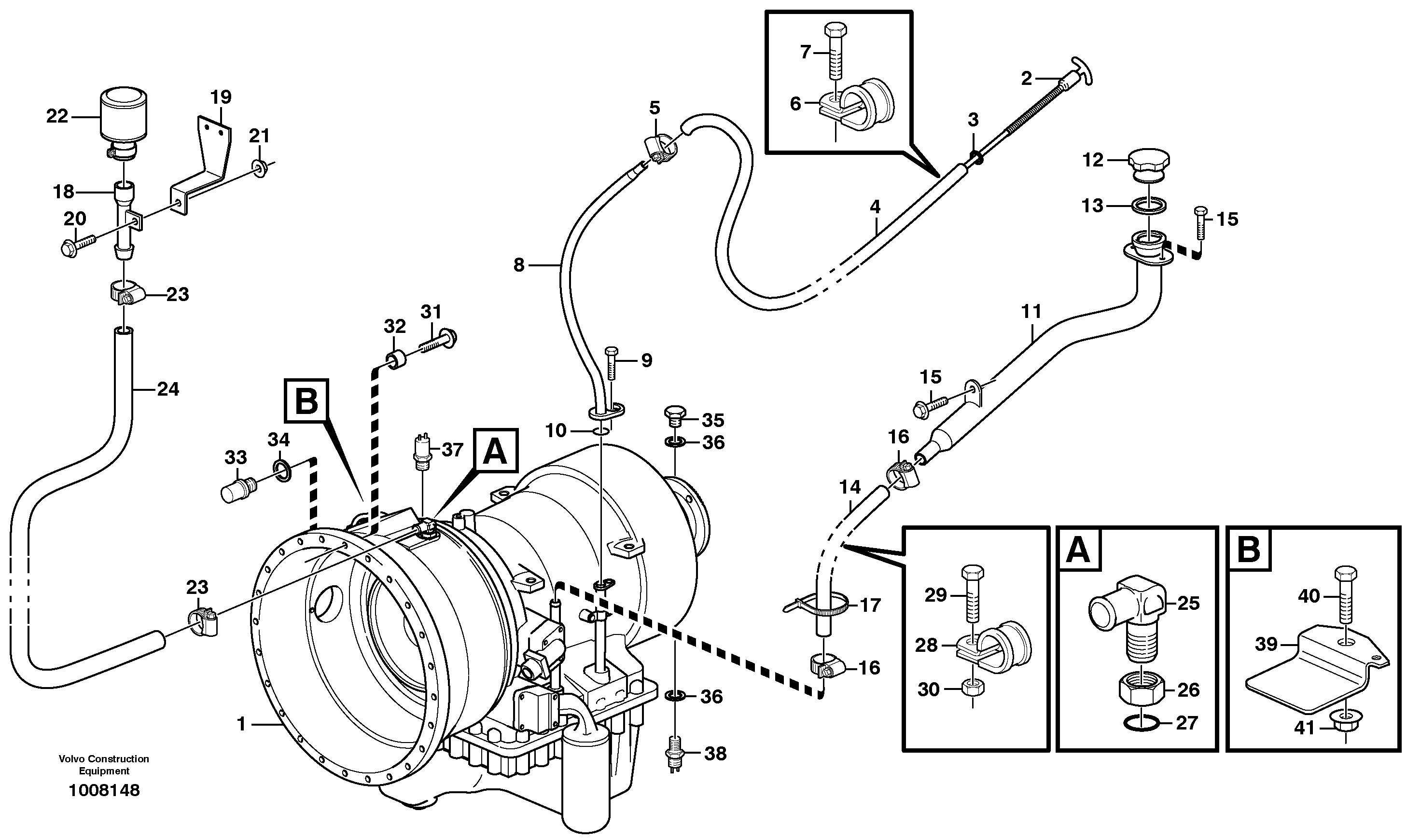 Power transmission  22648 — volvo parts diagram