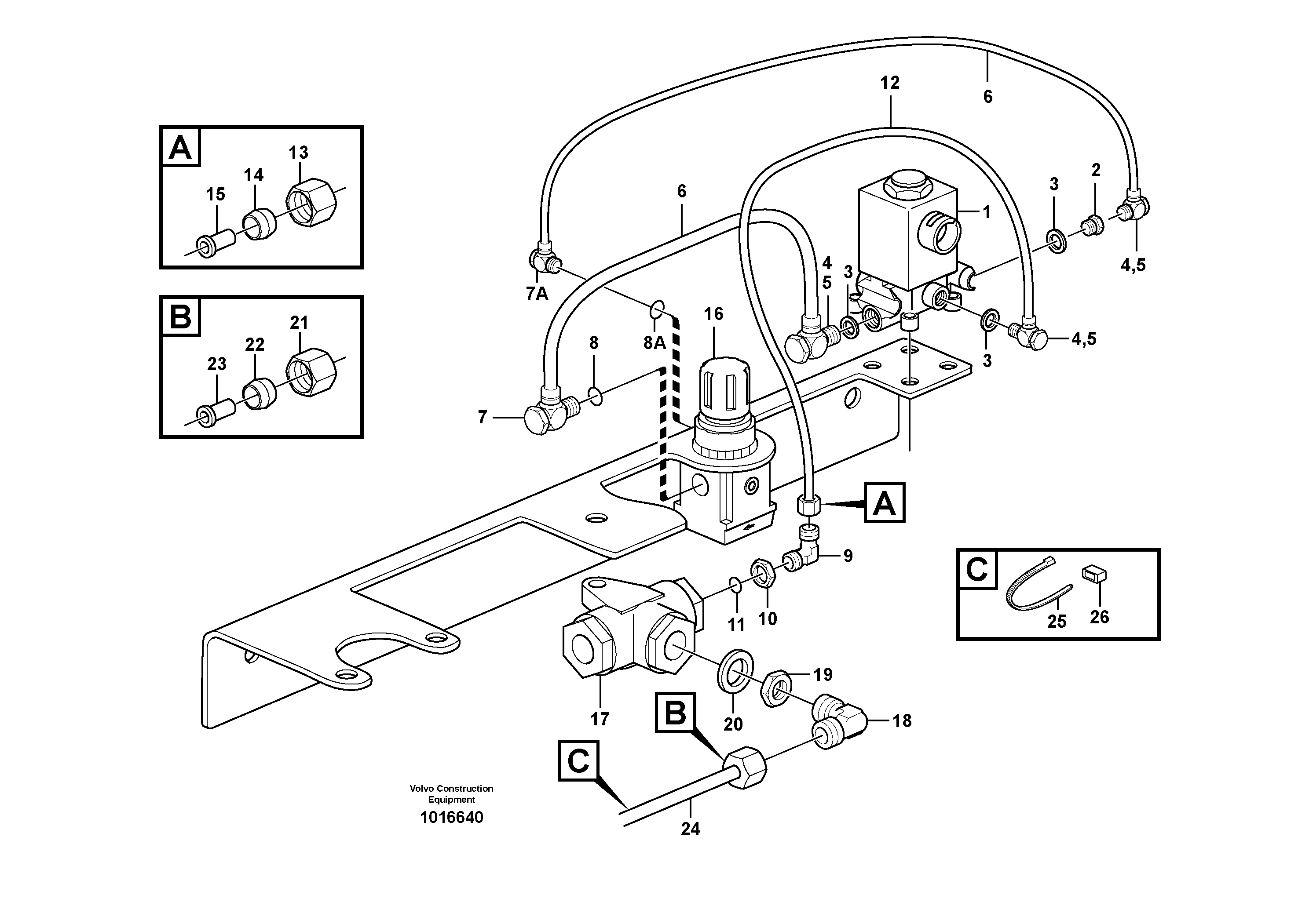 Load and dump break — volvo parts diagram