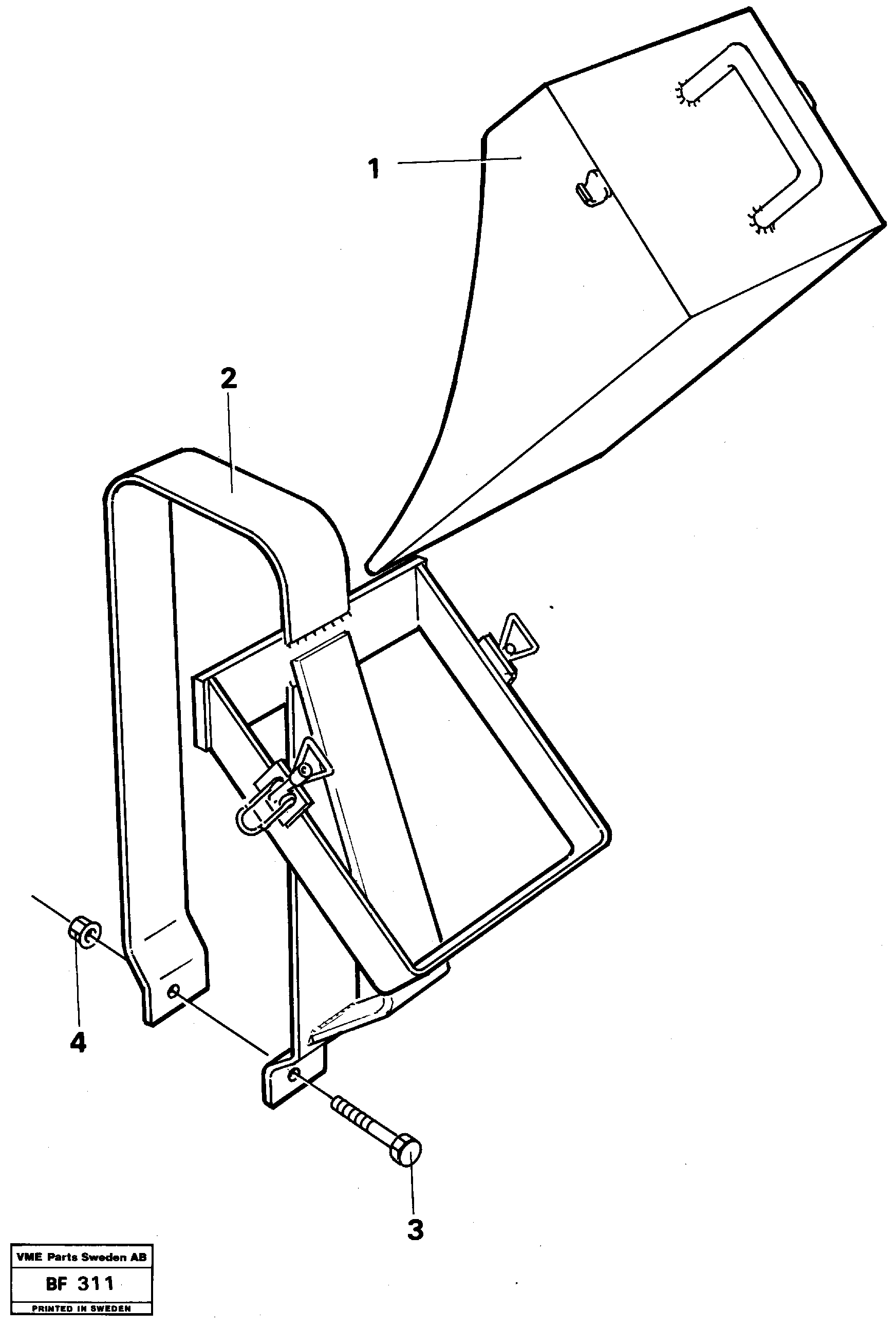 Lock Wedge  91862  91940 — volvo parts diagram