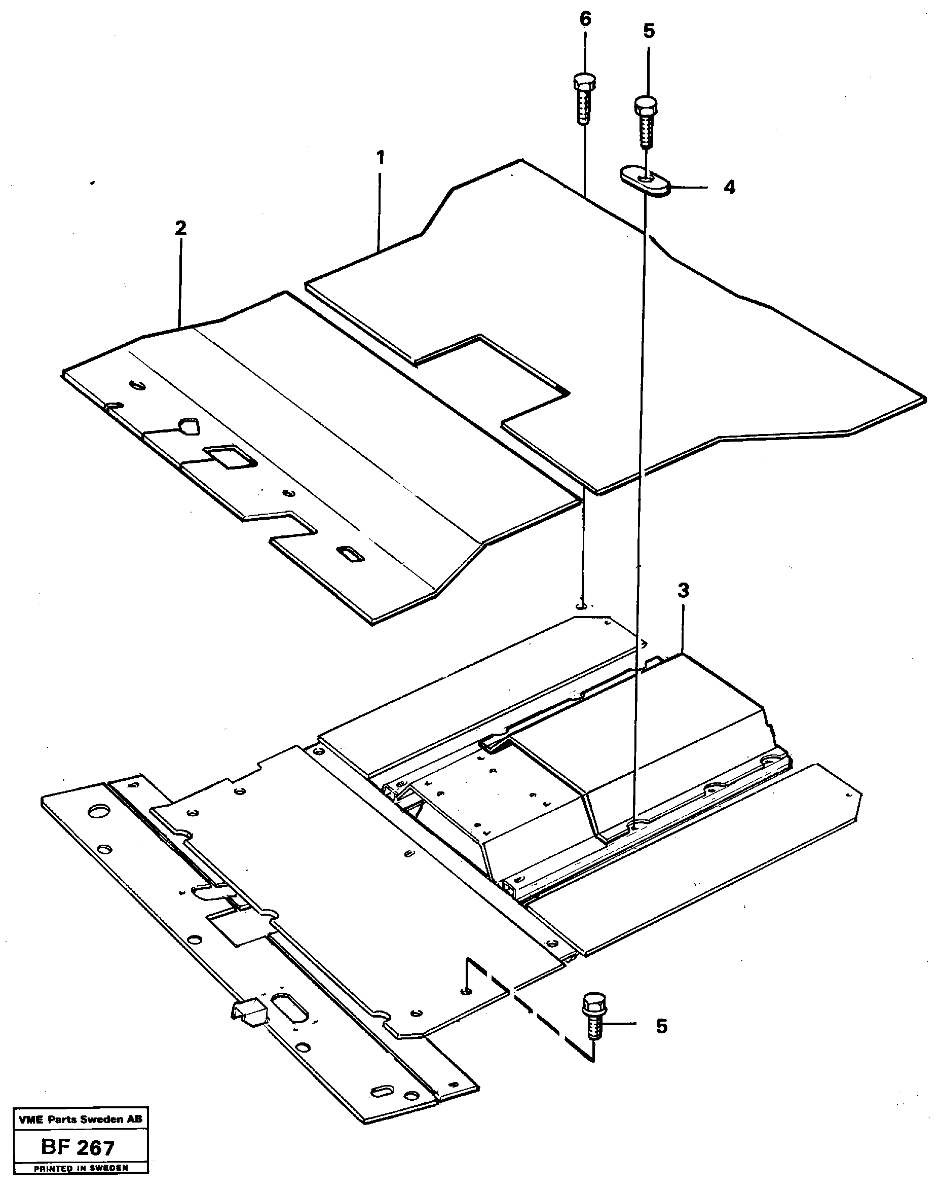Floor — volvo parts diagram