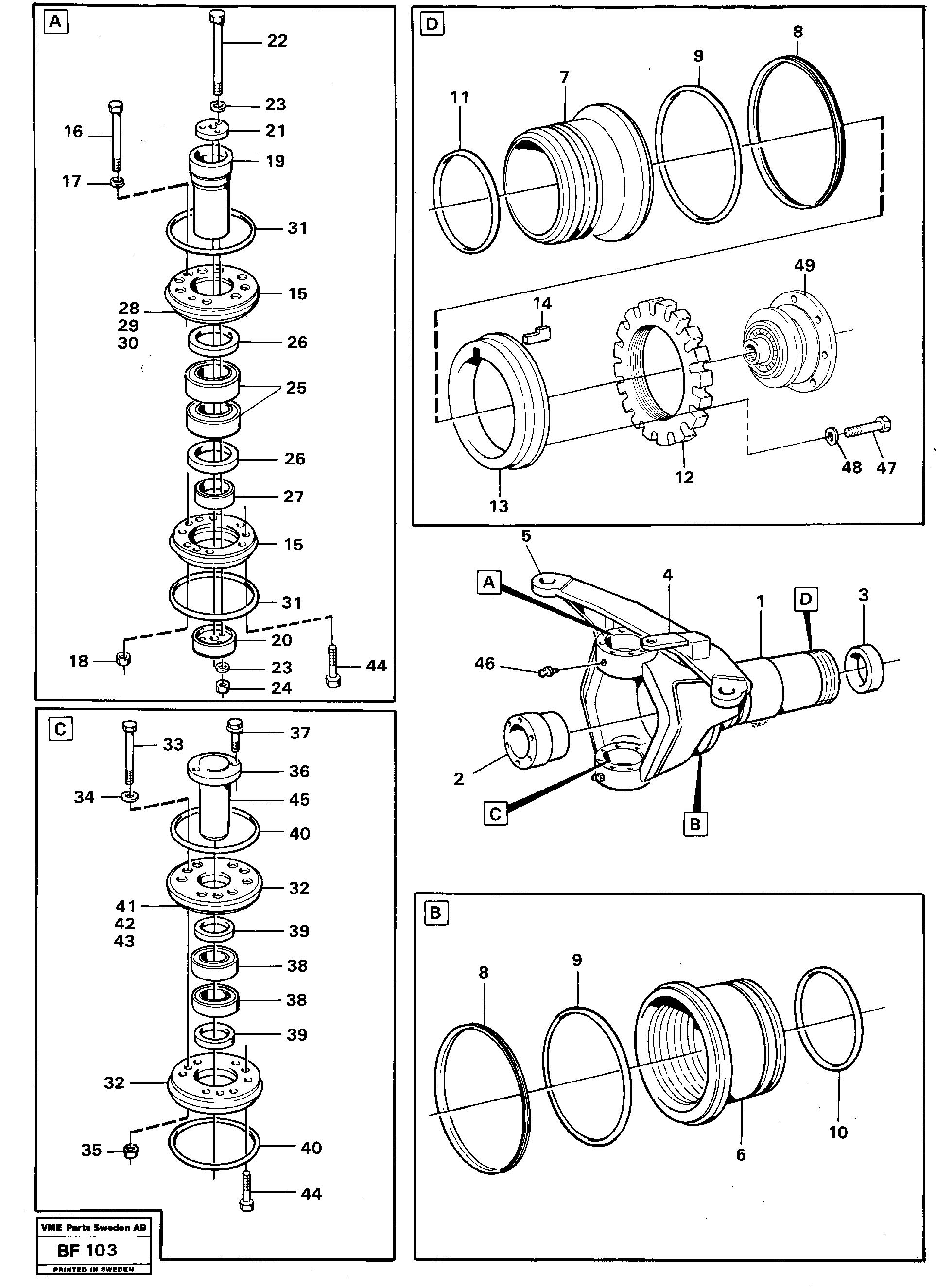 Hitch — volvo parts diagram