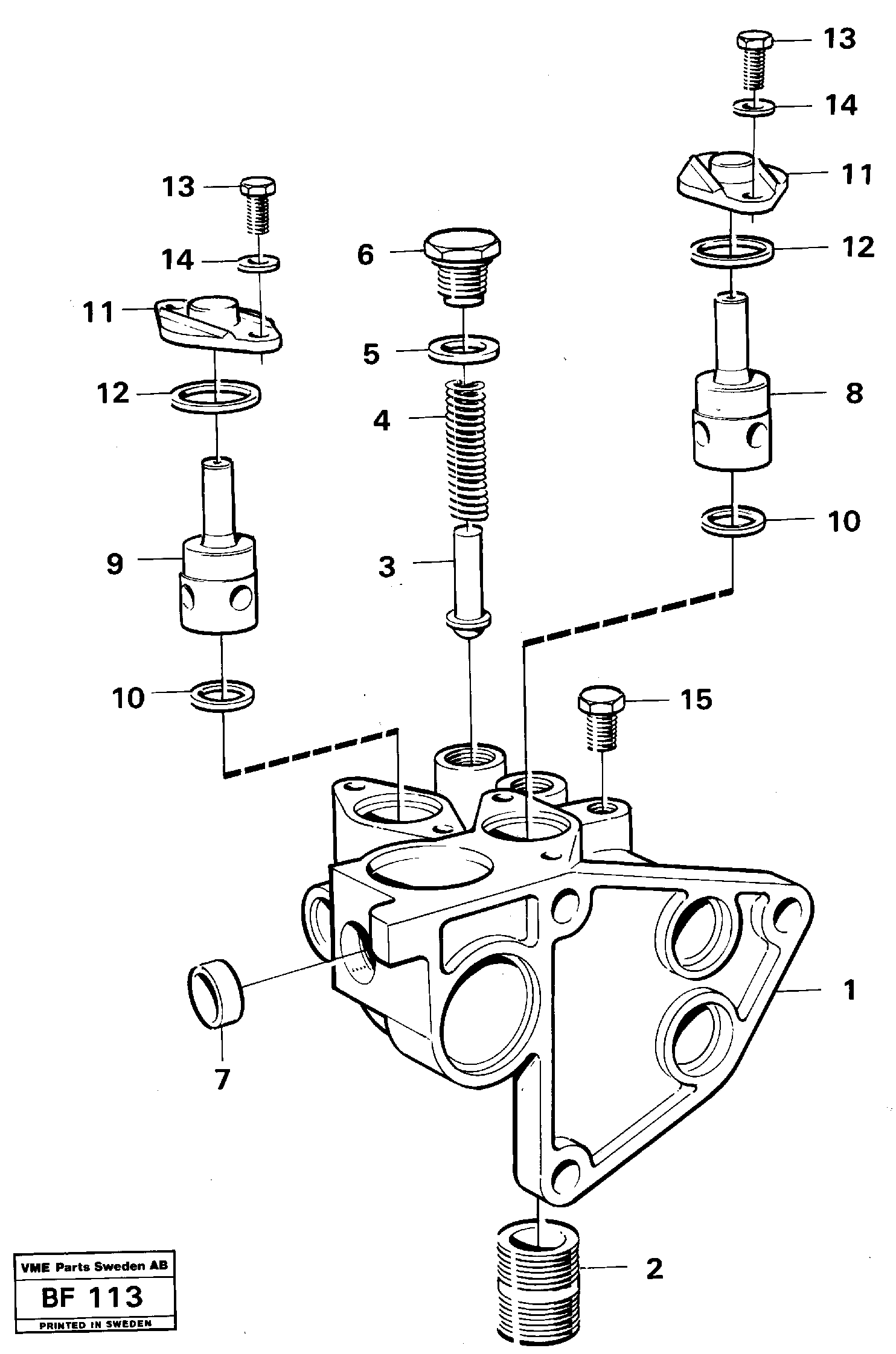 Housing-oilfilter — volvo parts diagram