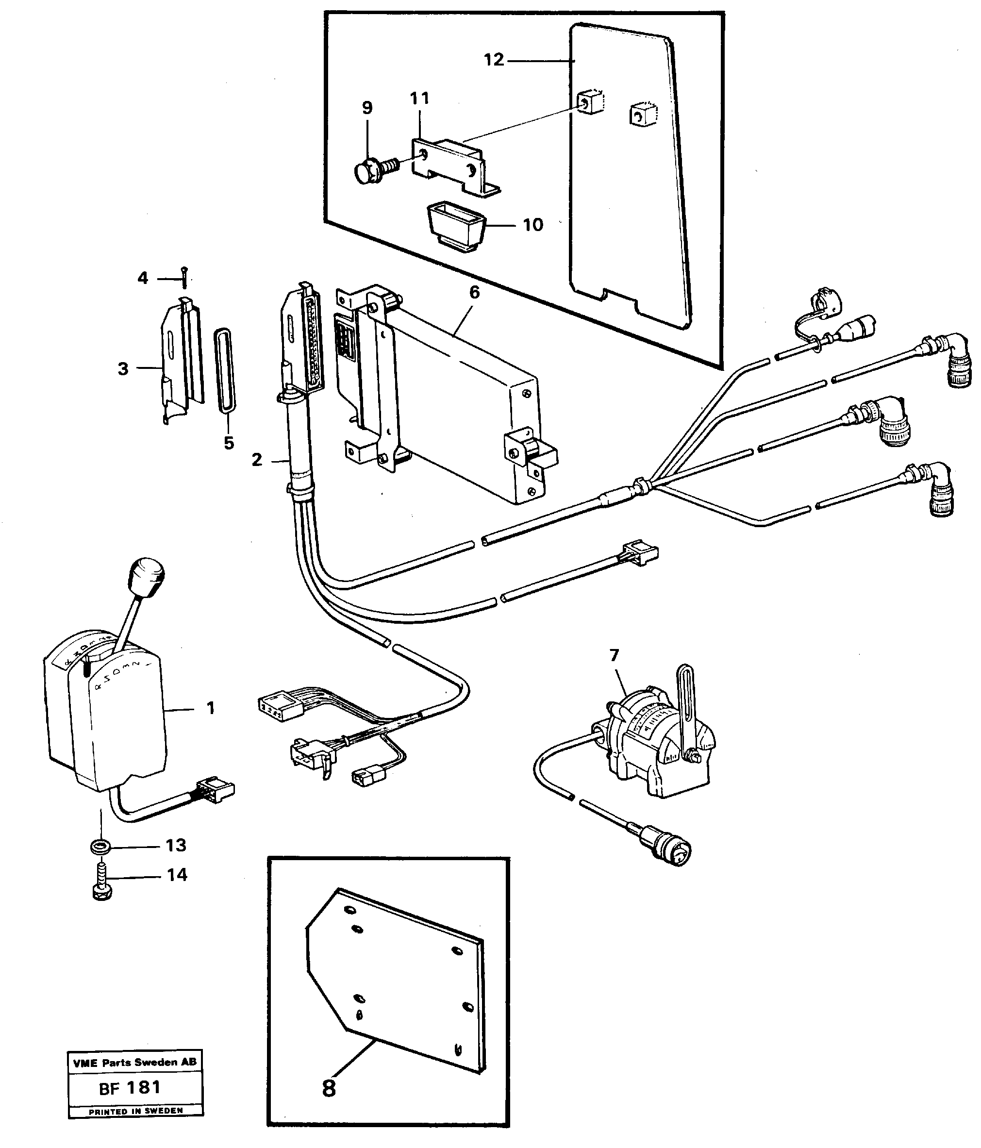 Peripherie parts — volvo parts diagram