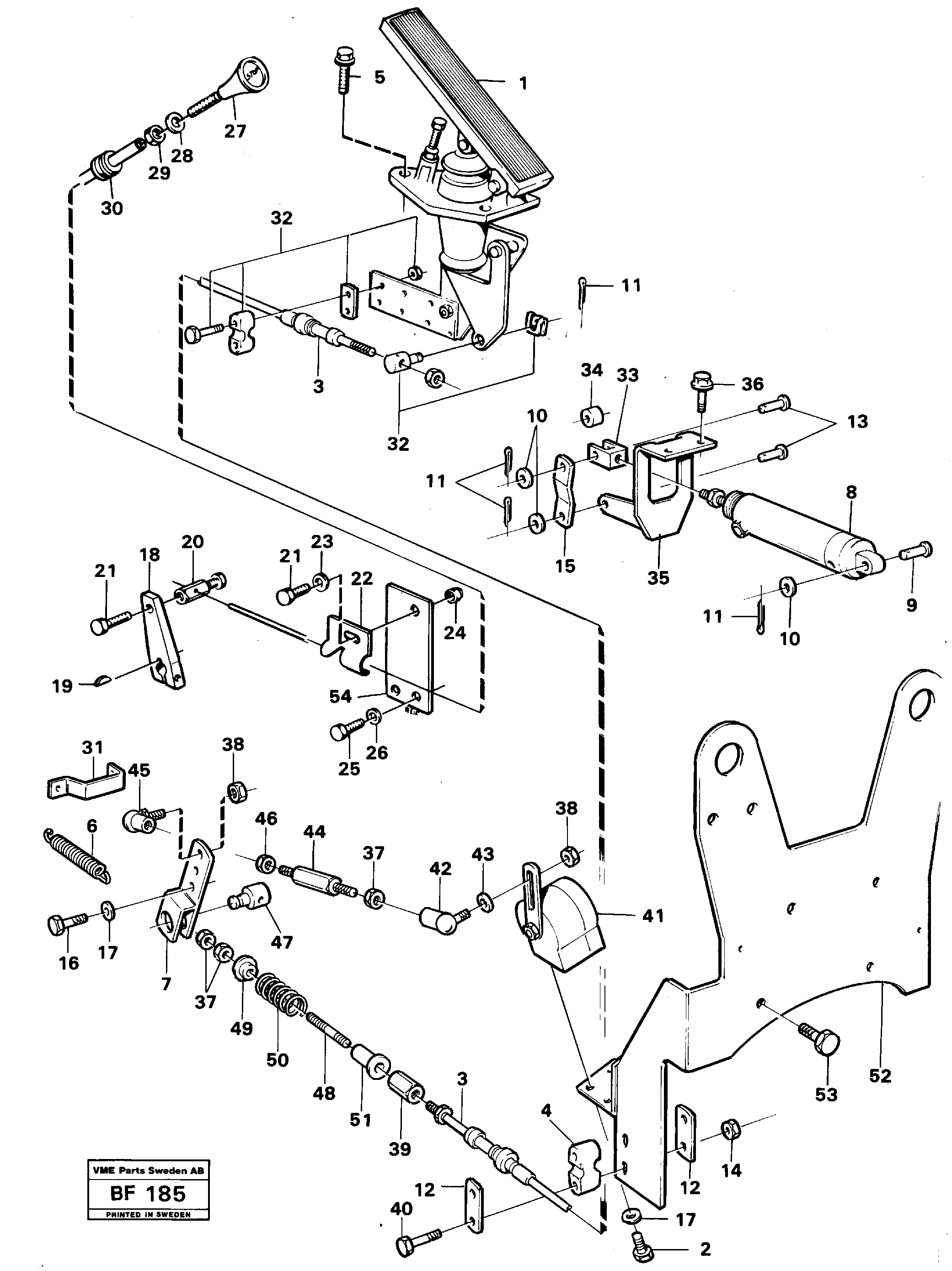 Regulator control — volvo parts diagram