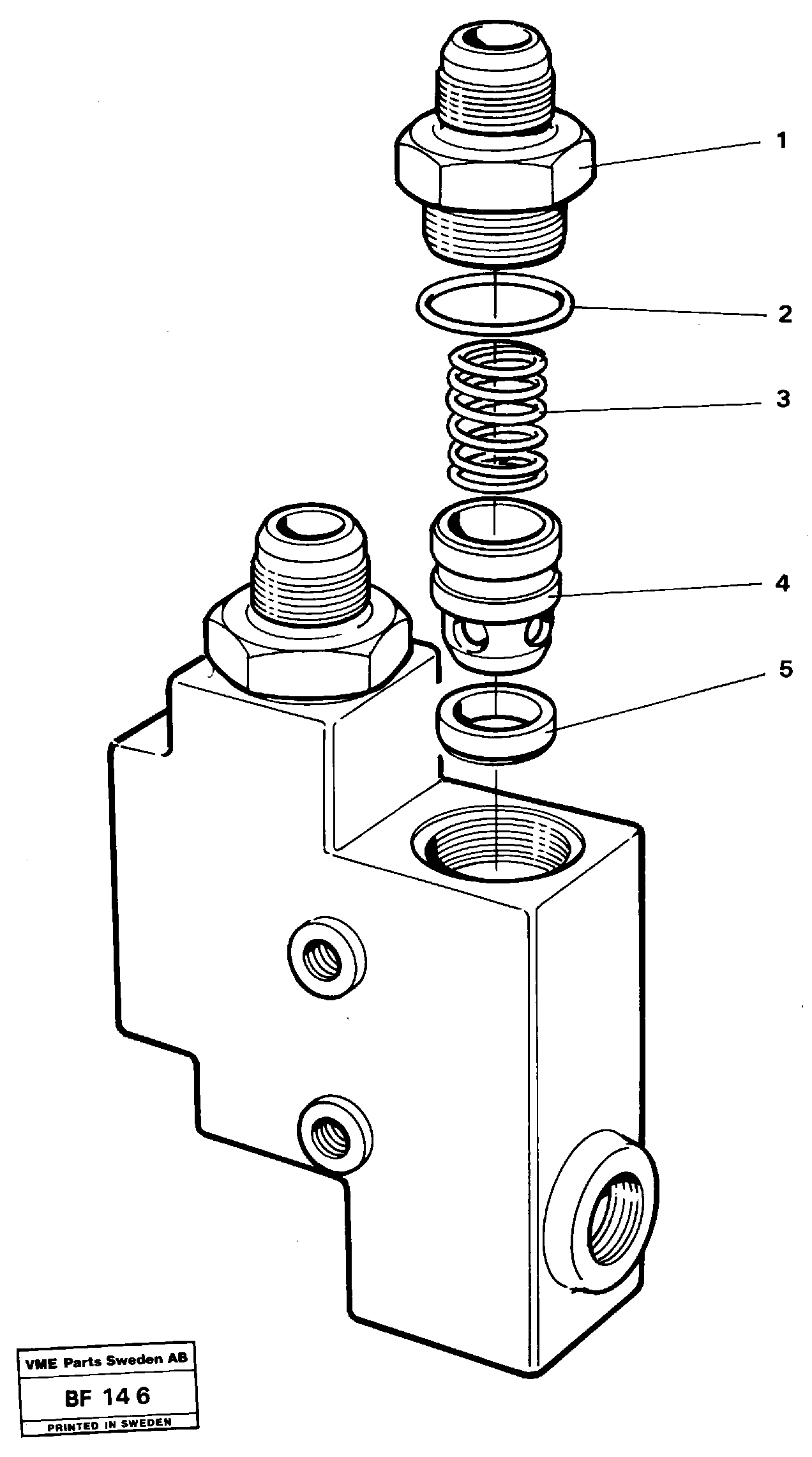 Check valve — volvo parts diagram