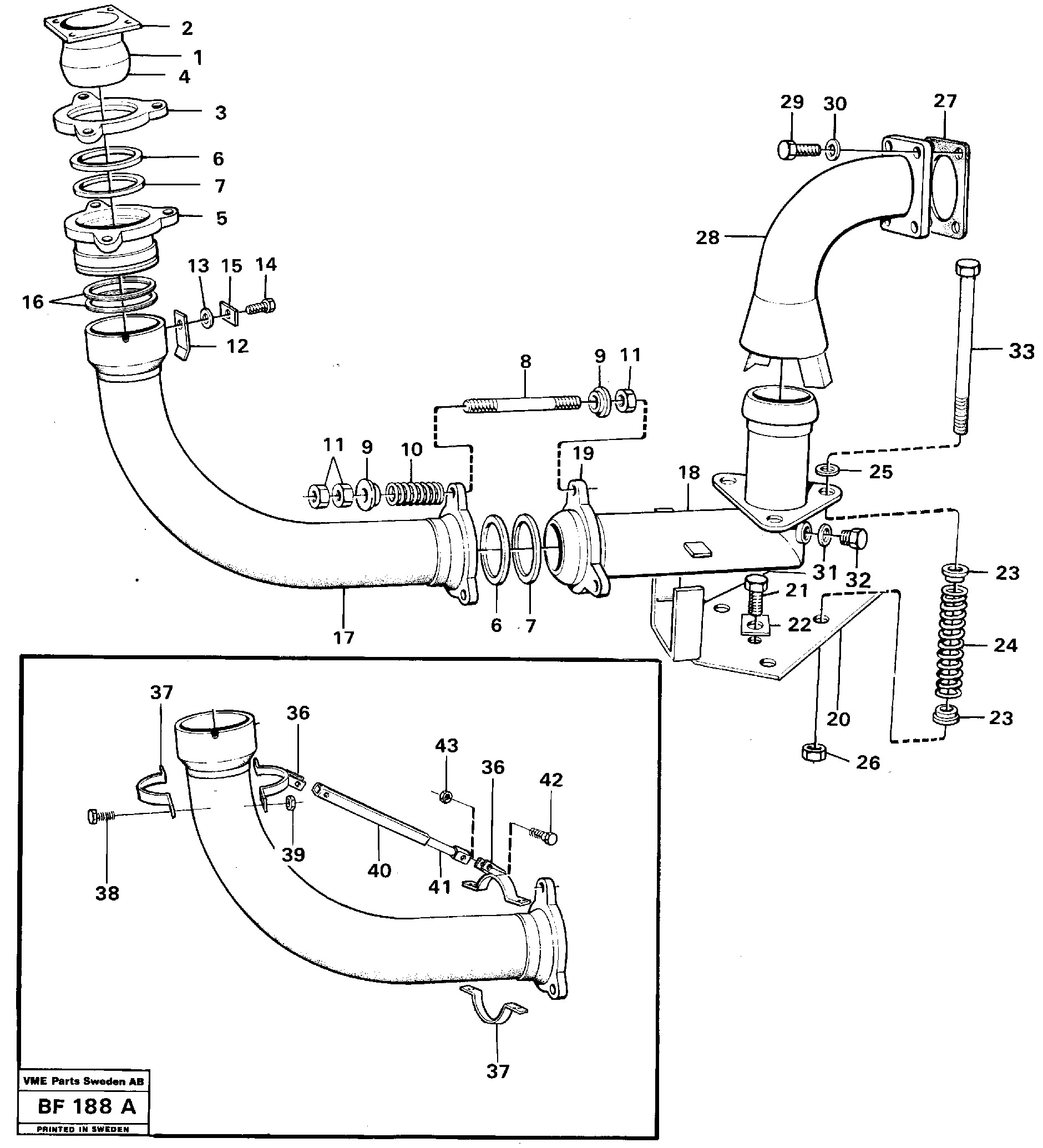 Dumper basket heating  91792   91793 — volvo parts diagram