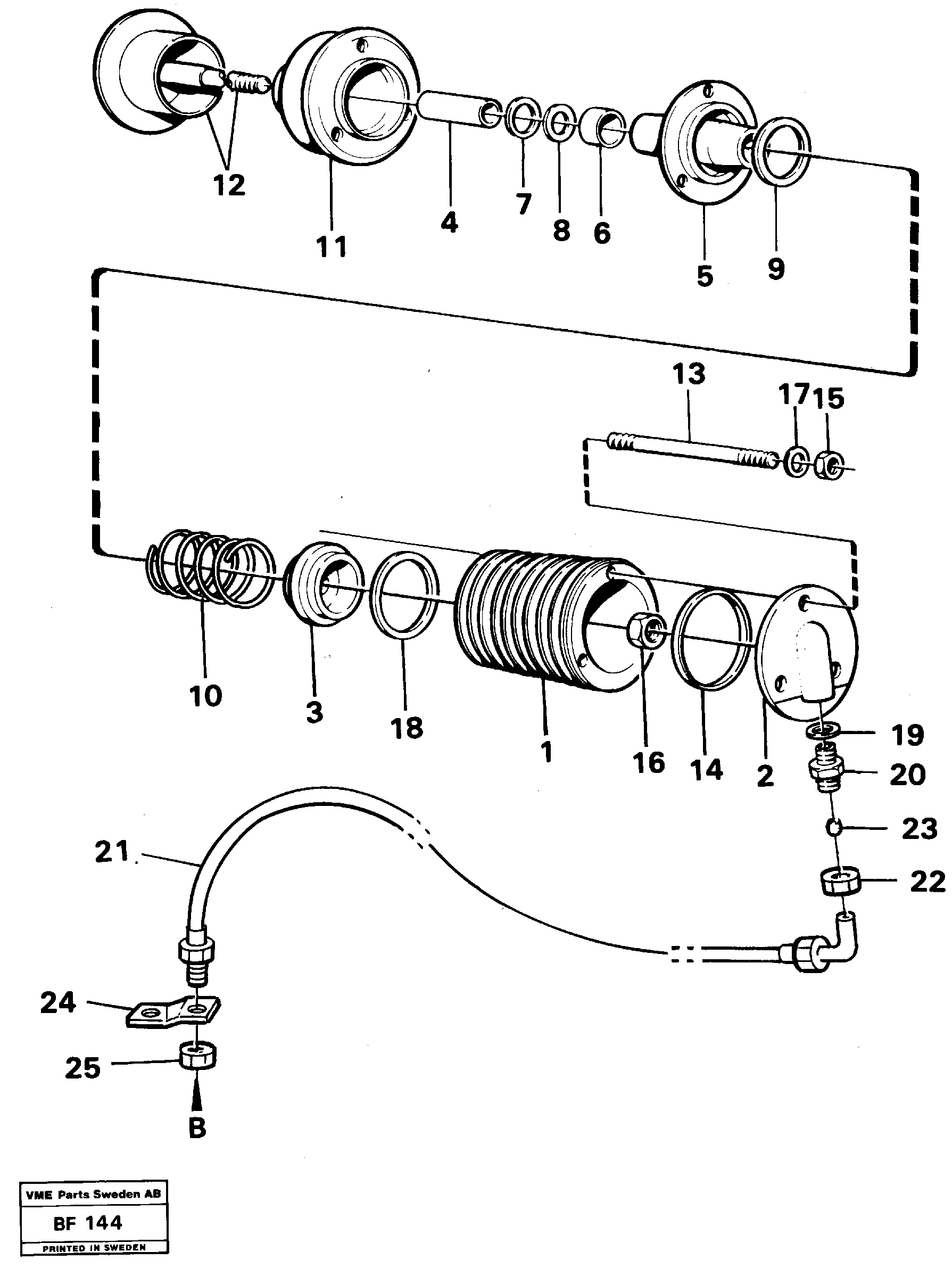 Exhaust pressure regulator — volvo parts diagram