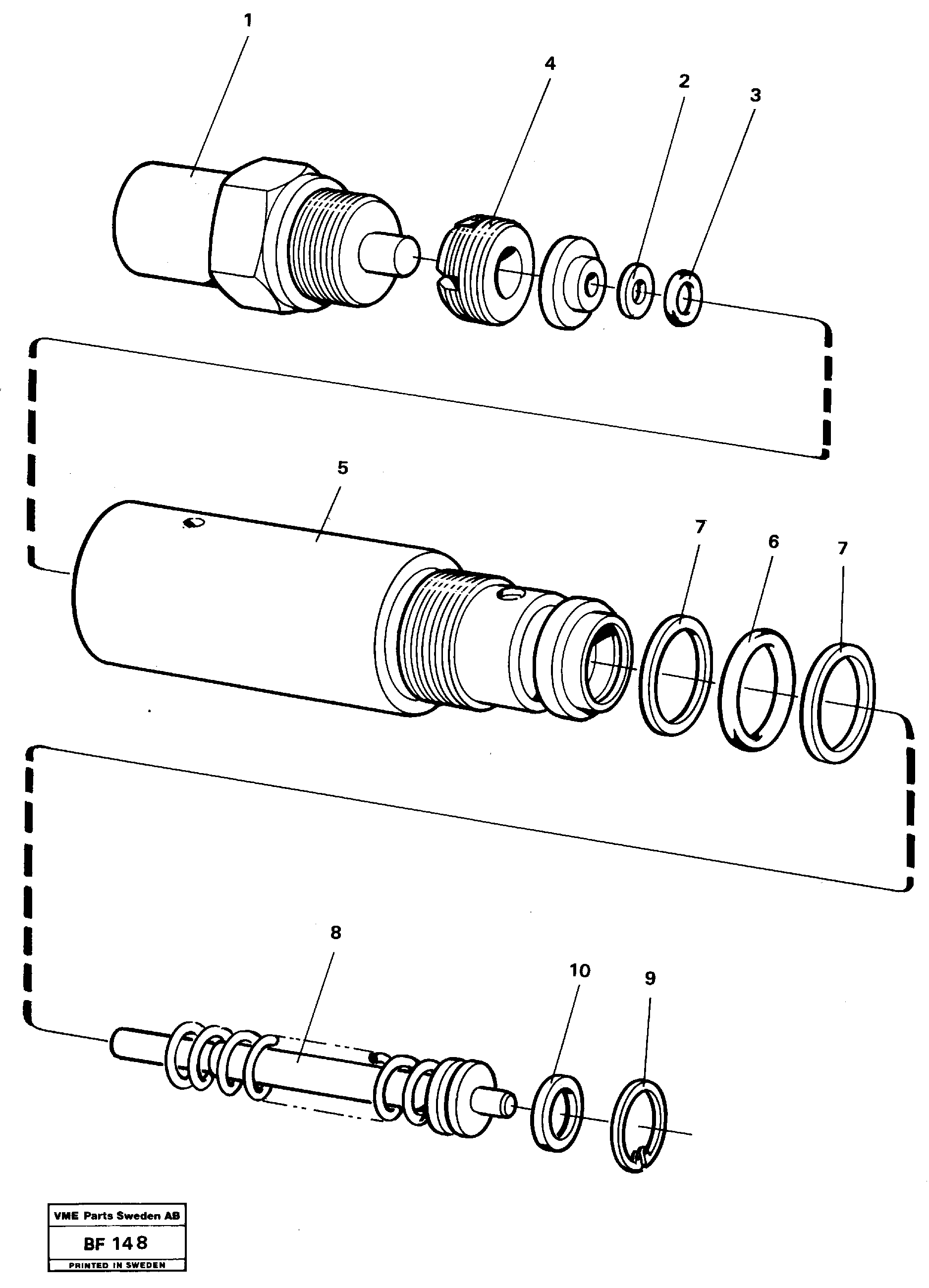 Pressure sensor — volvo parts diagram