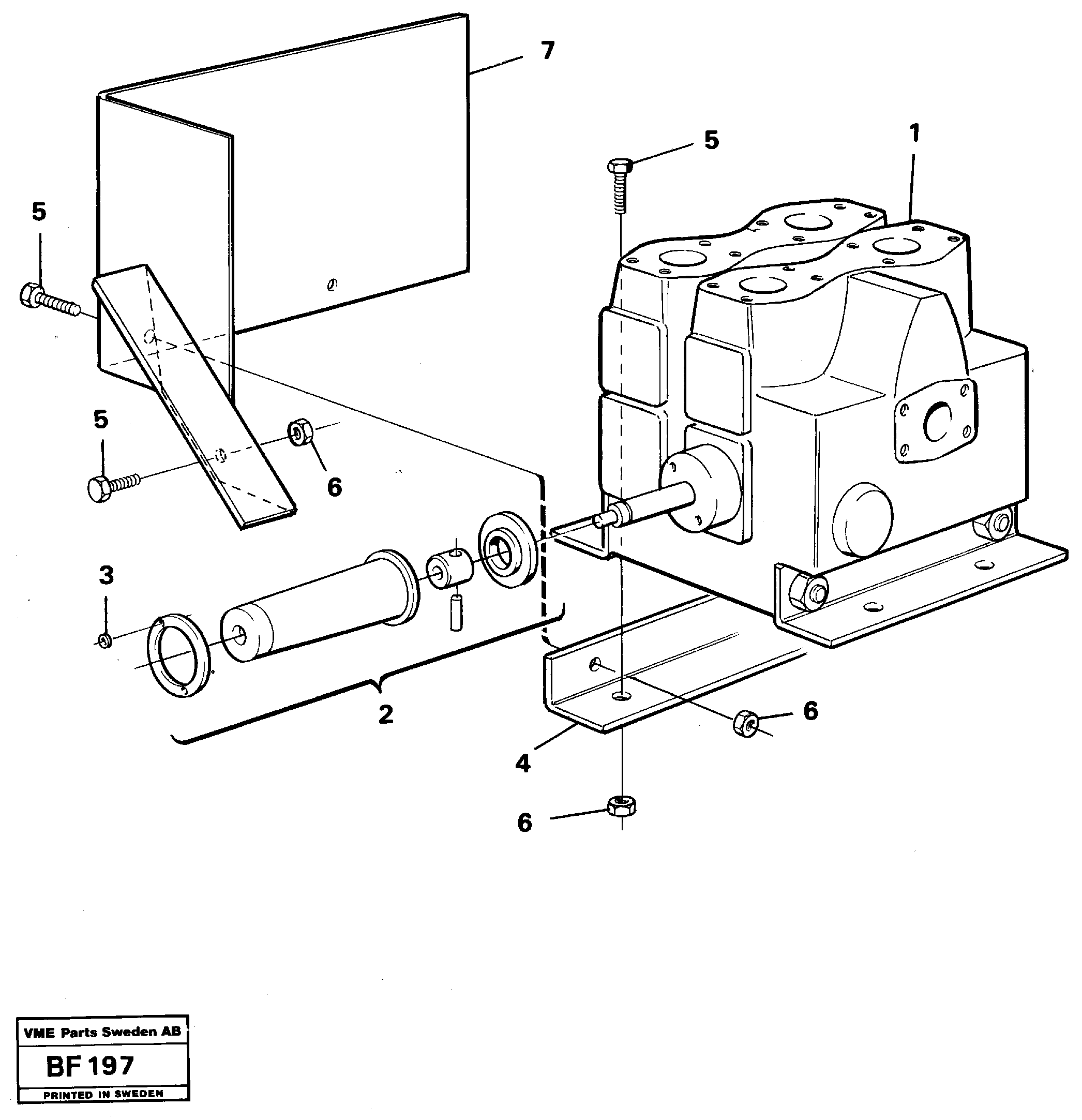 Tip valve with fitting parts — volvo parts diagram