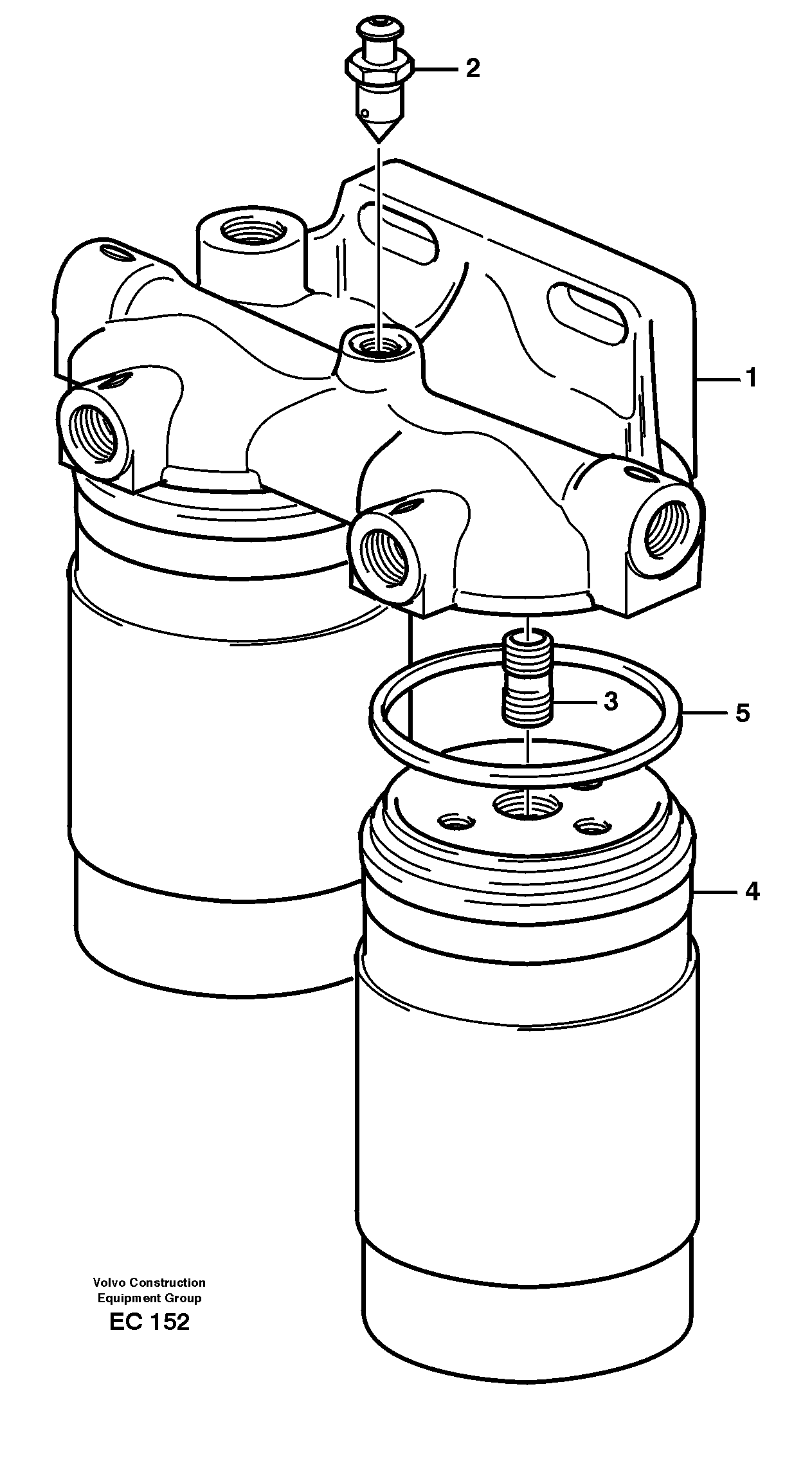 Fuel filter — volvo parts diagram