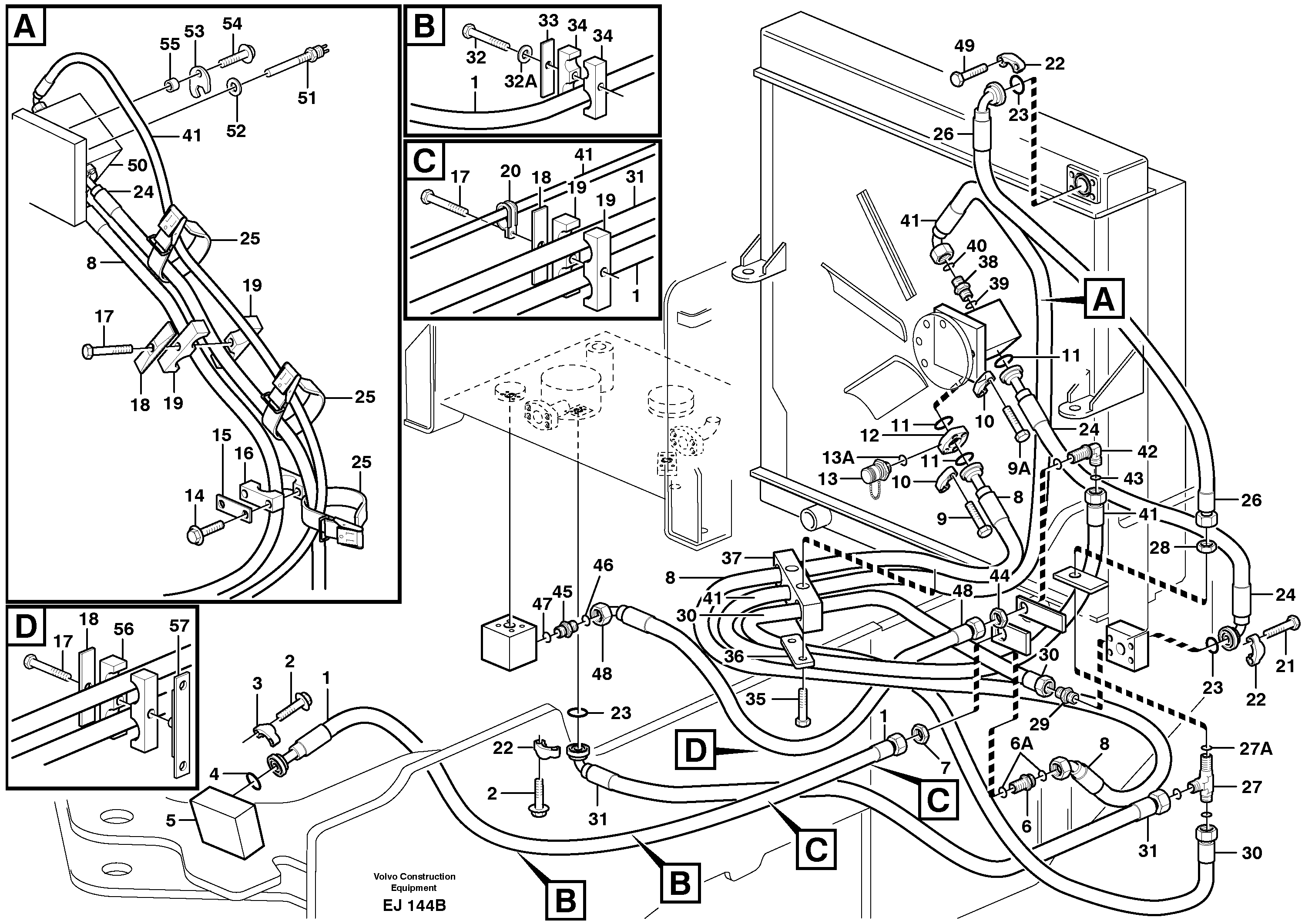 Fan drive — volvo parts diagram