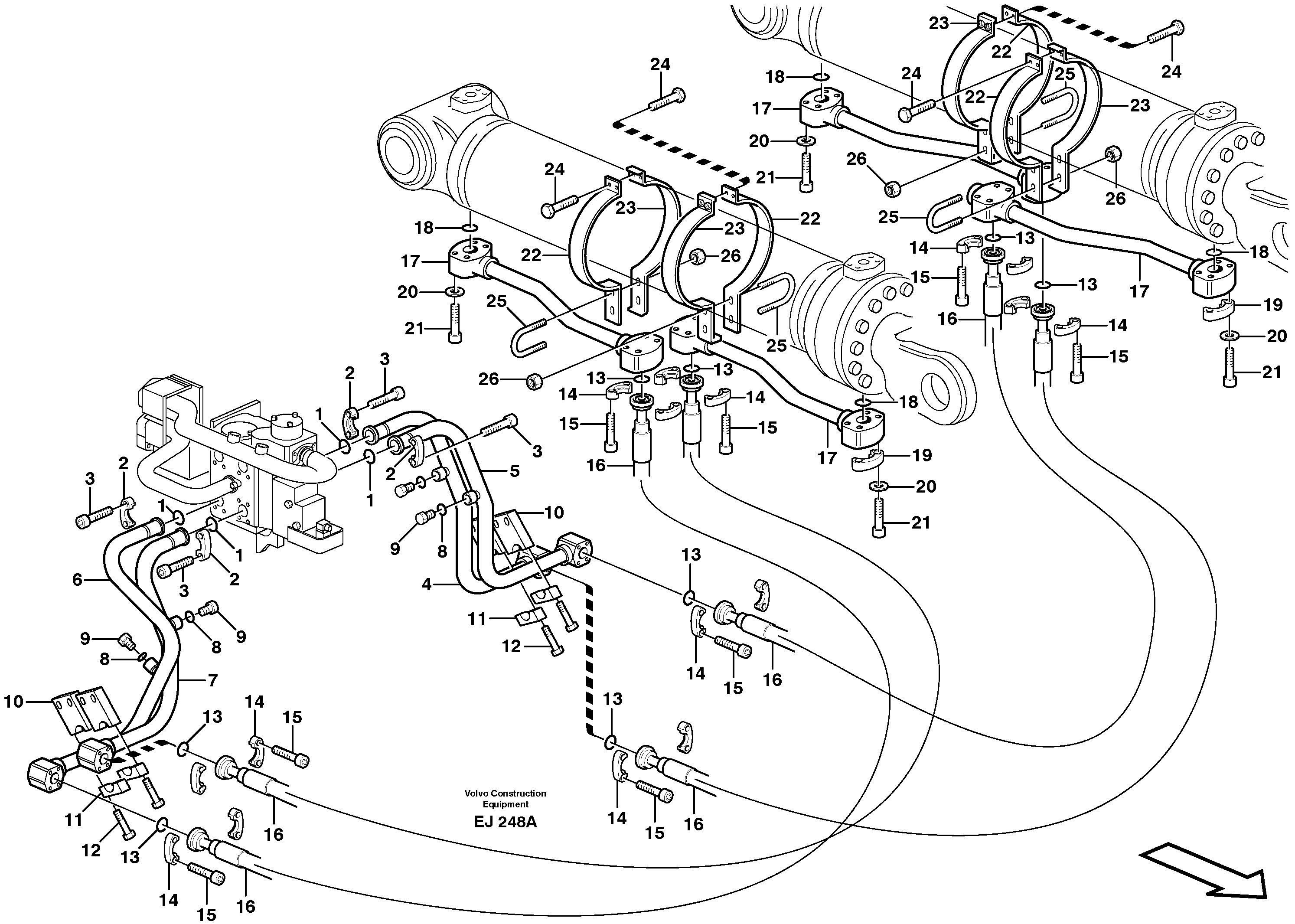 Lift function — volvo parts diagram