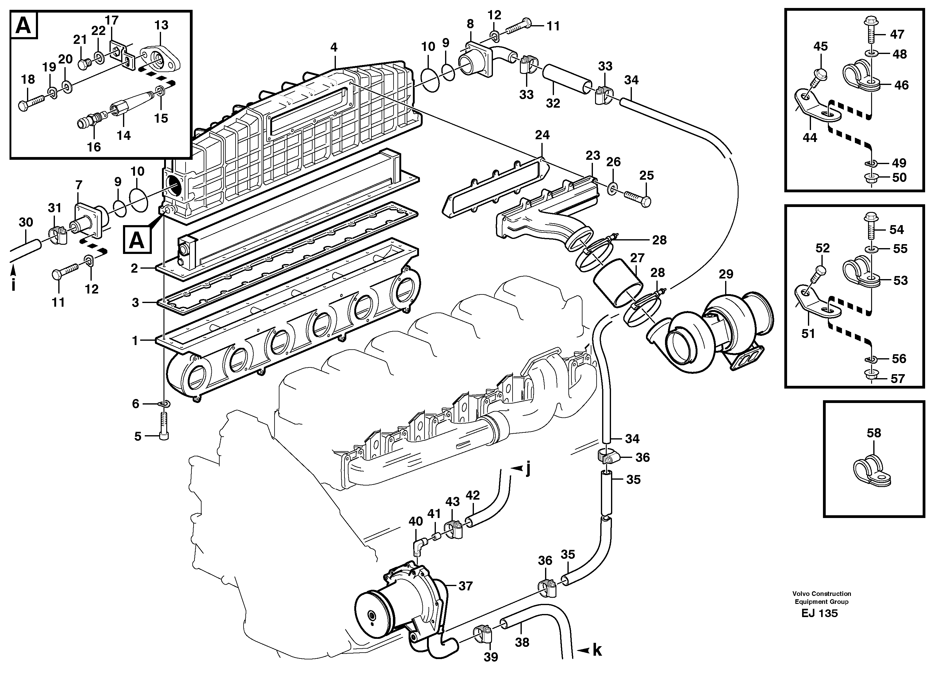 Intercooler — volvo parts diagram