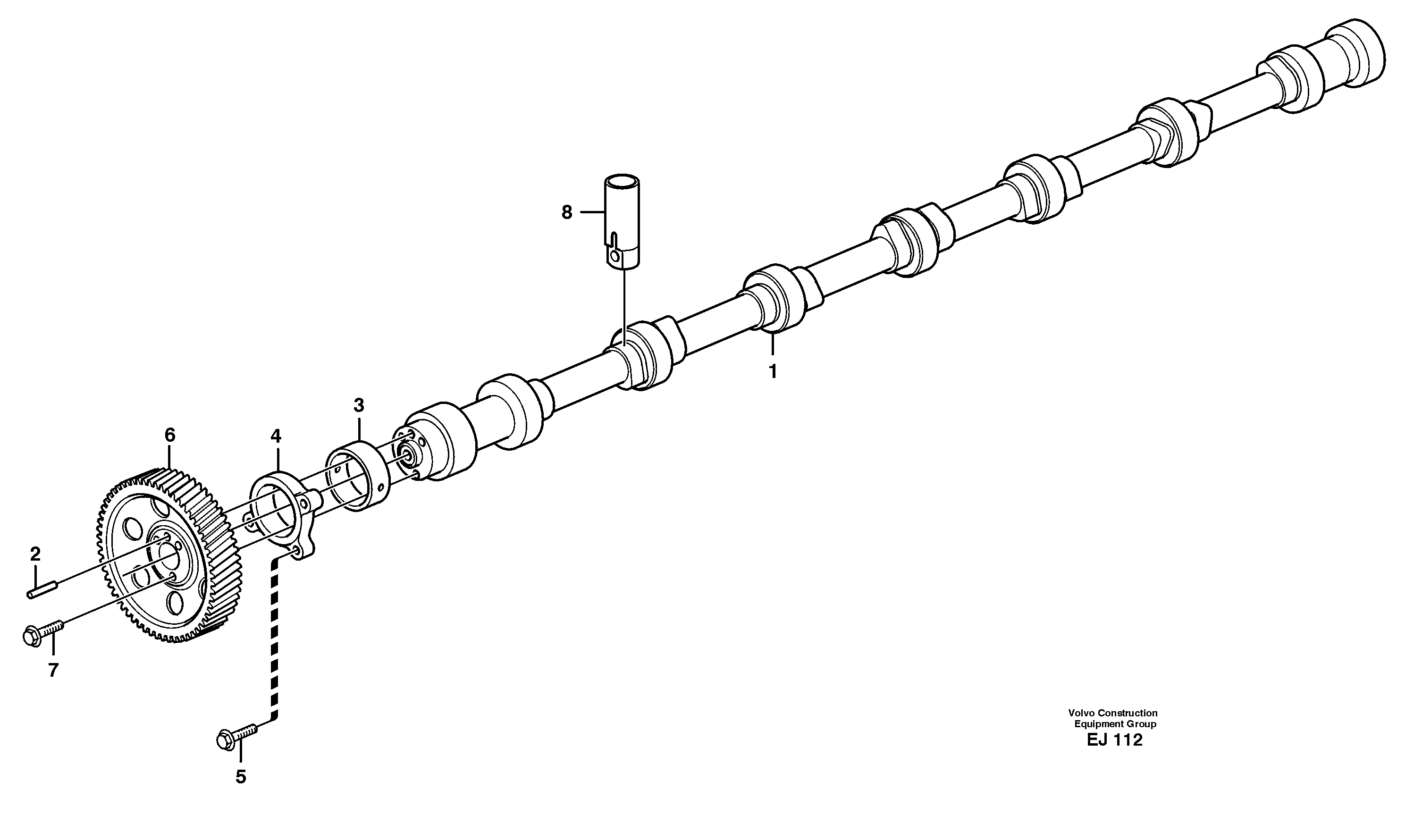 Camshaft — volvo parts diagram