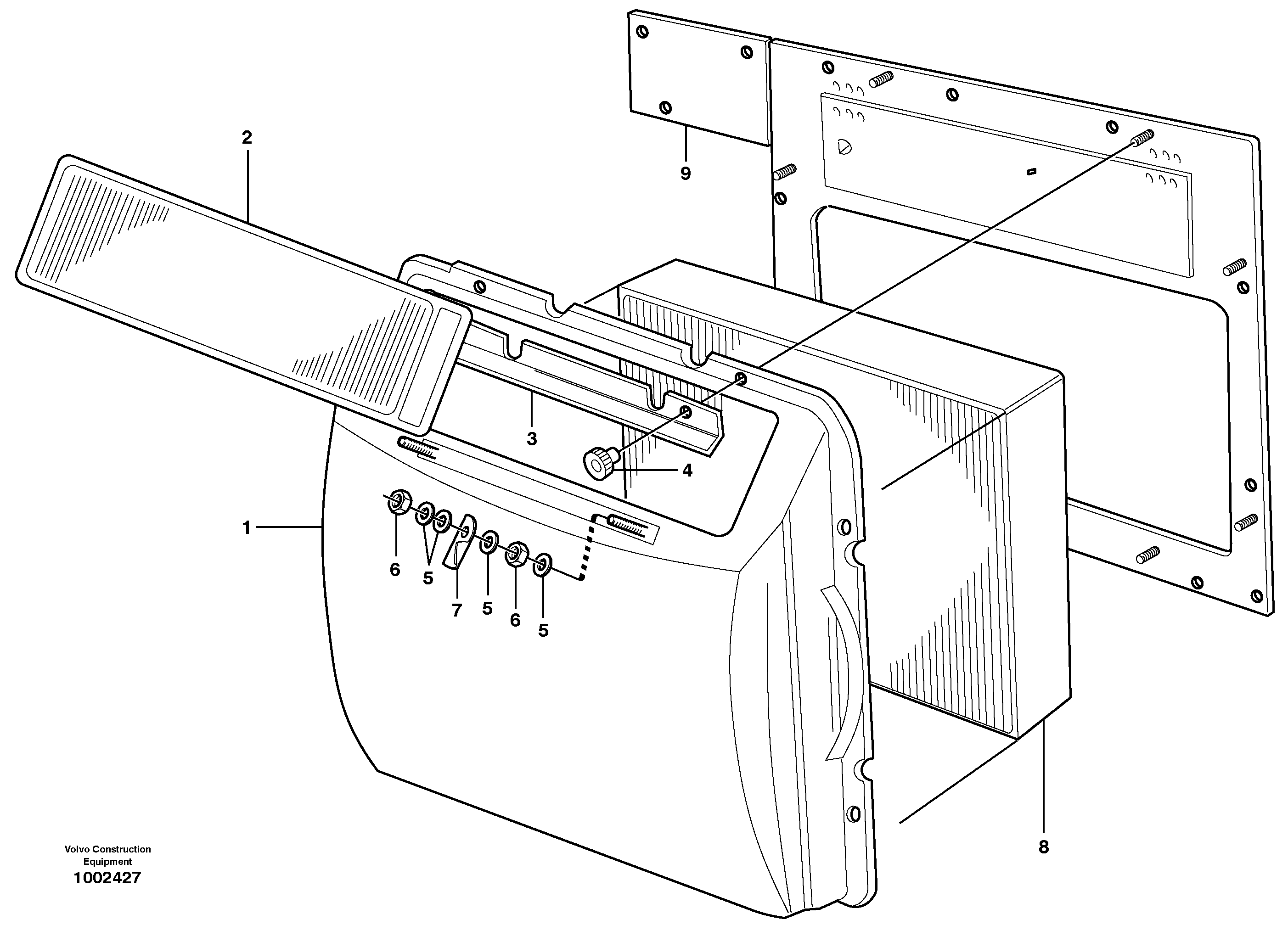 Air filter 31708, 80221 — volvo parts diagram