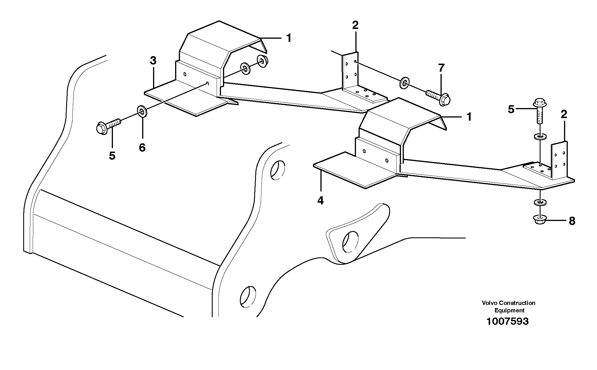 Belly guard, front. 94893 — volvo parts diagram