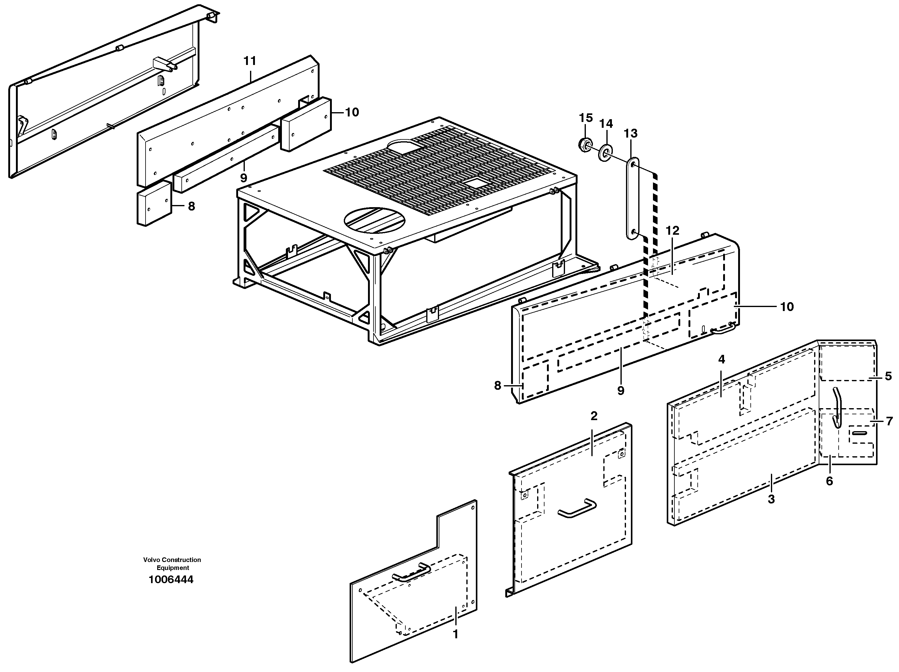 Side hatches — volvo parts diagram