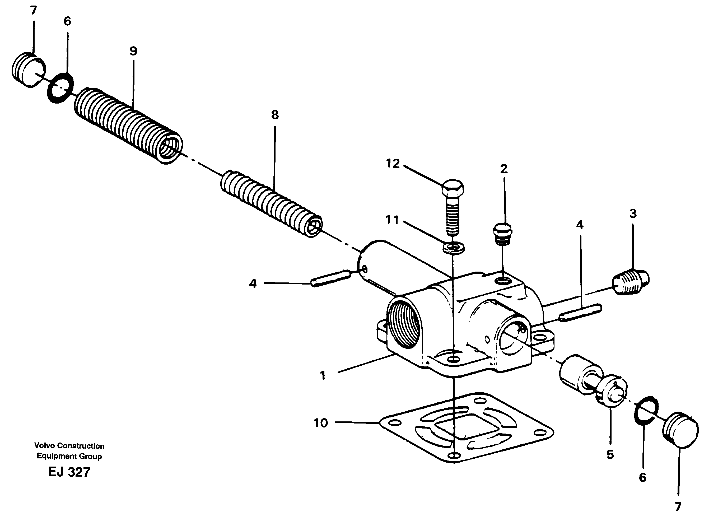 Pressure limiting valve — volvo parts diagram