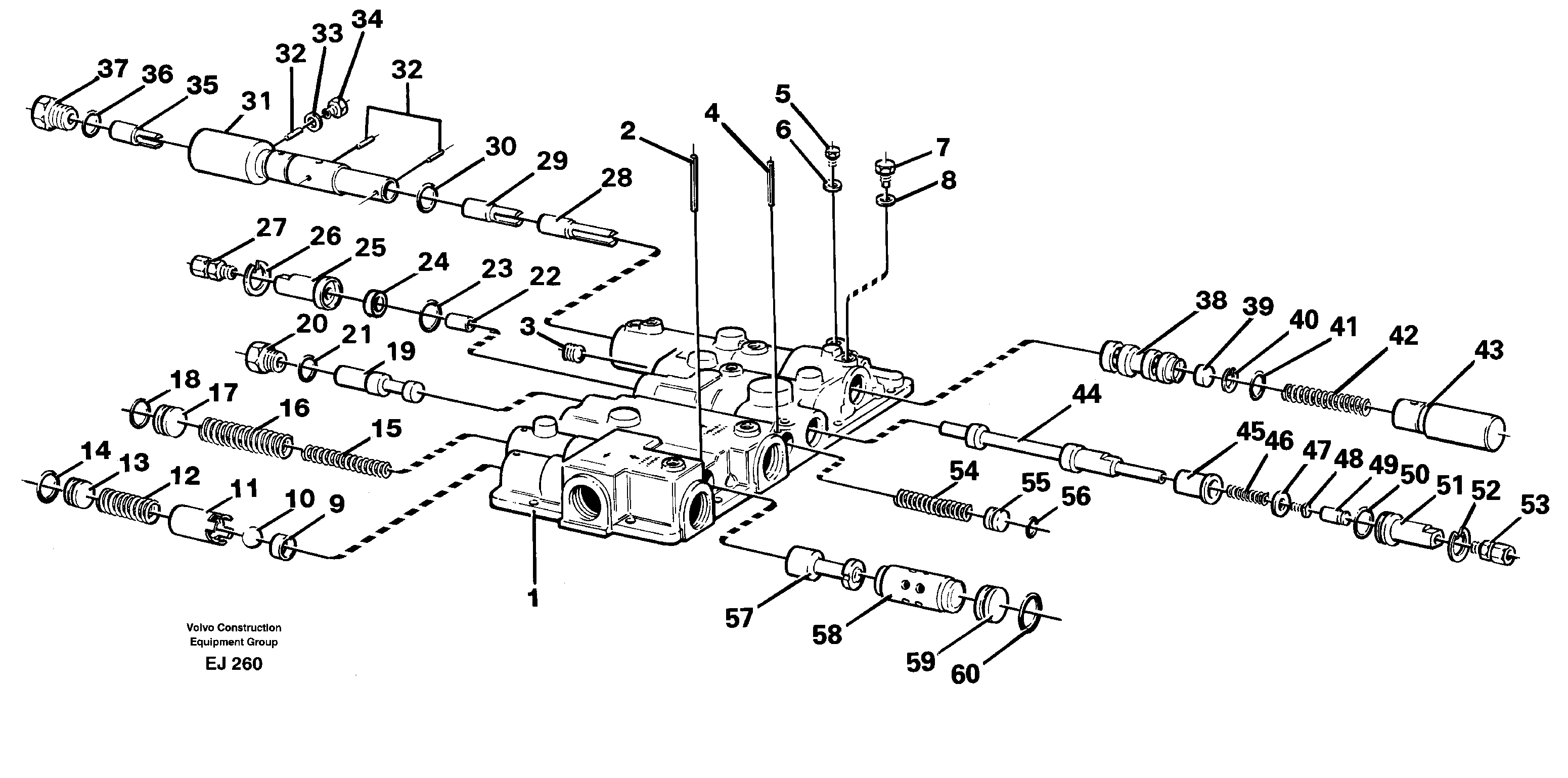 Control valve — volvo parts diagram