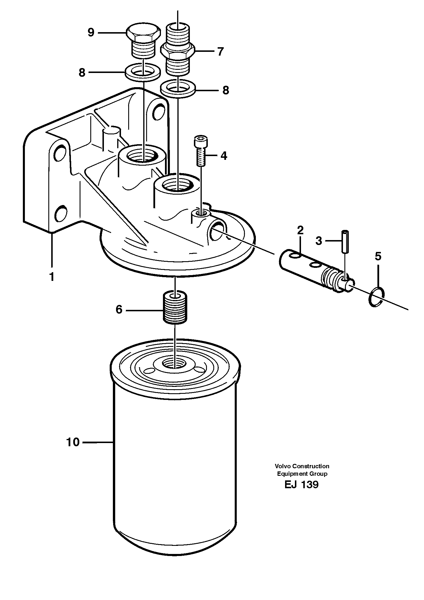 Coolant filter. — volvo parts diagram