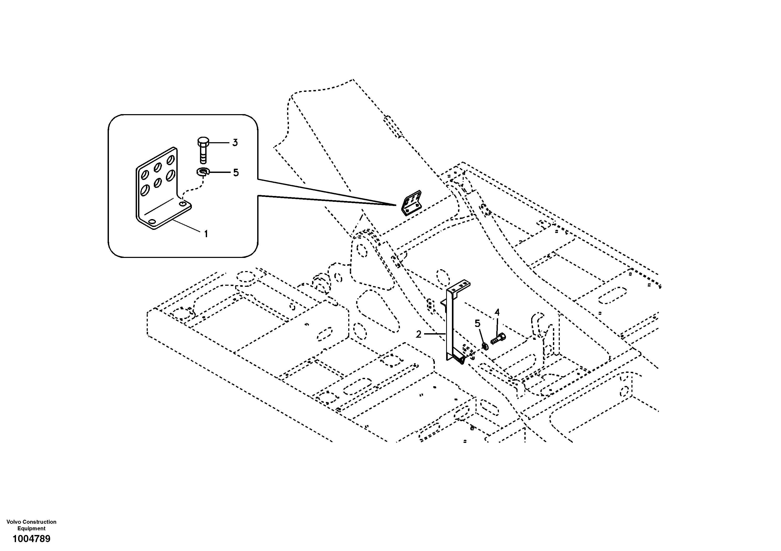 Hydraulic lines bracket-quickfit, rotator, hose repture — volvo parts diagram