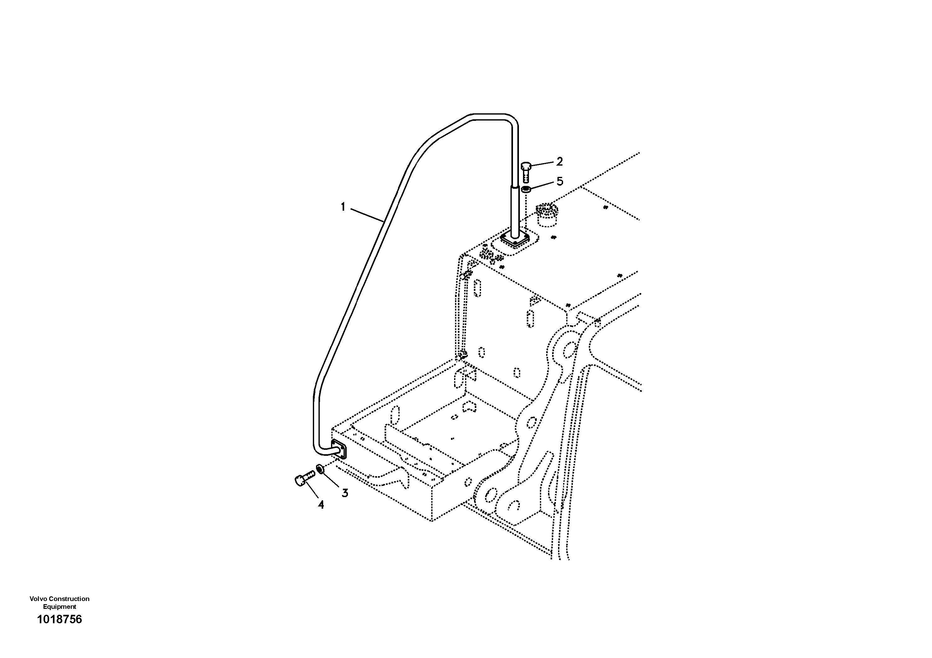 Handrail — volvo parts diagram