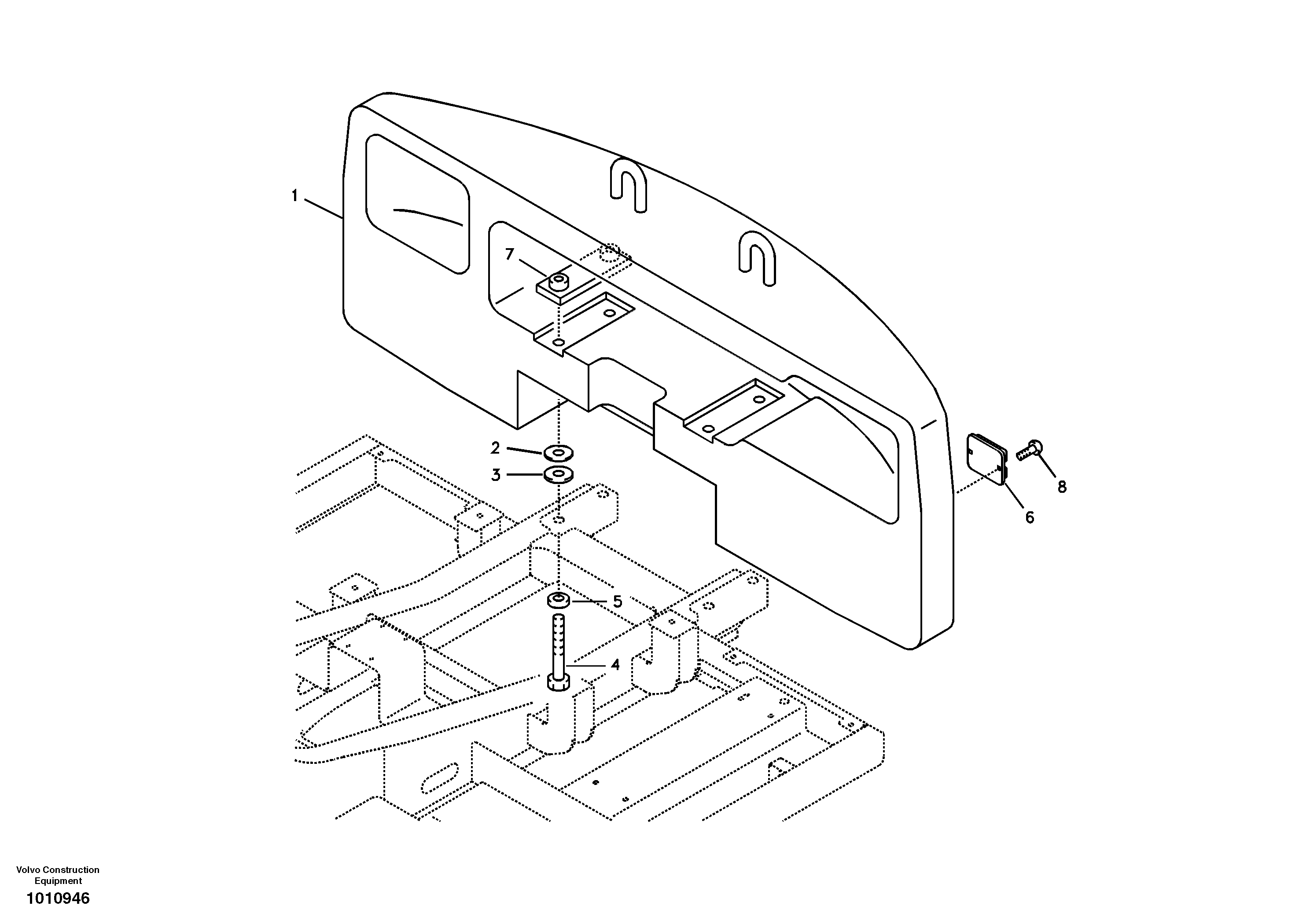 Counterweights — volvo parts diagram