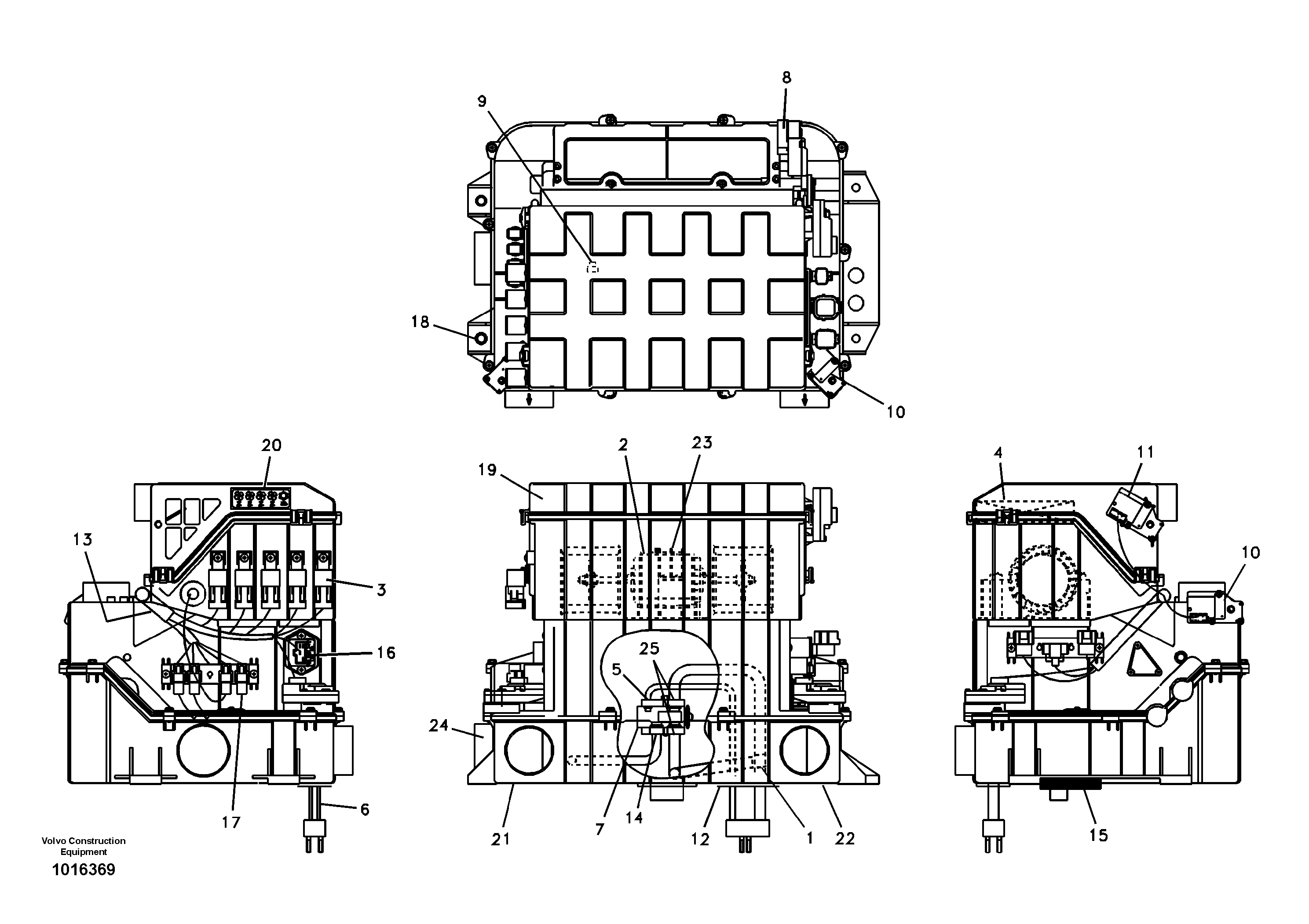 Cooling unit — volvo parts diagram
