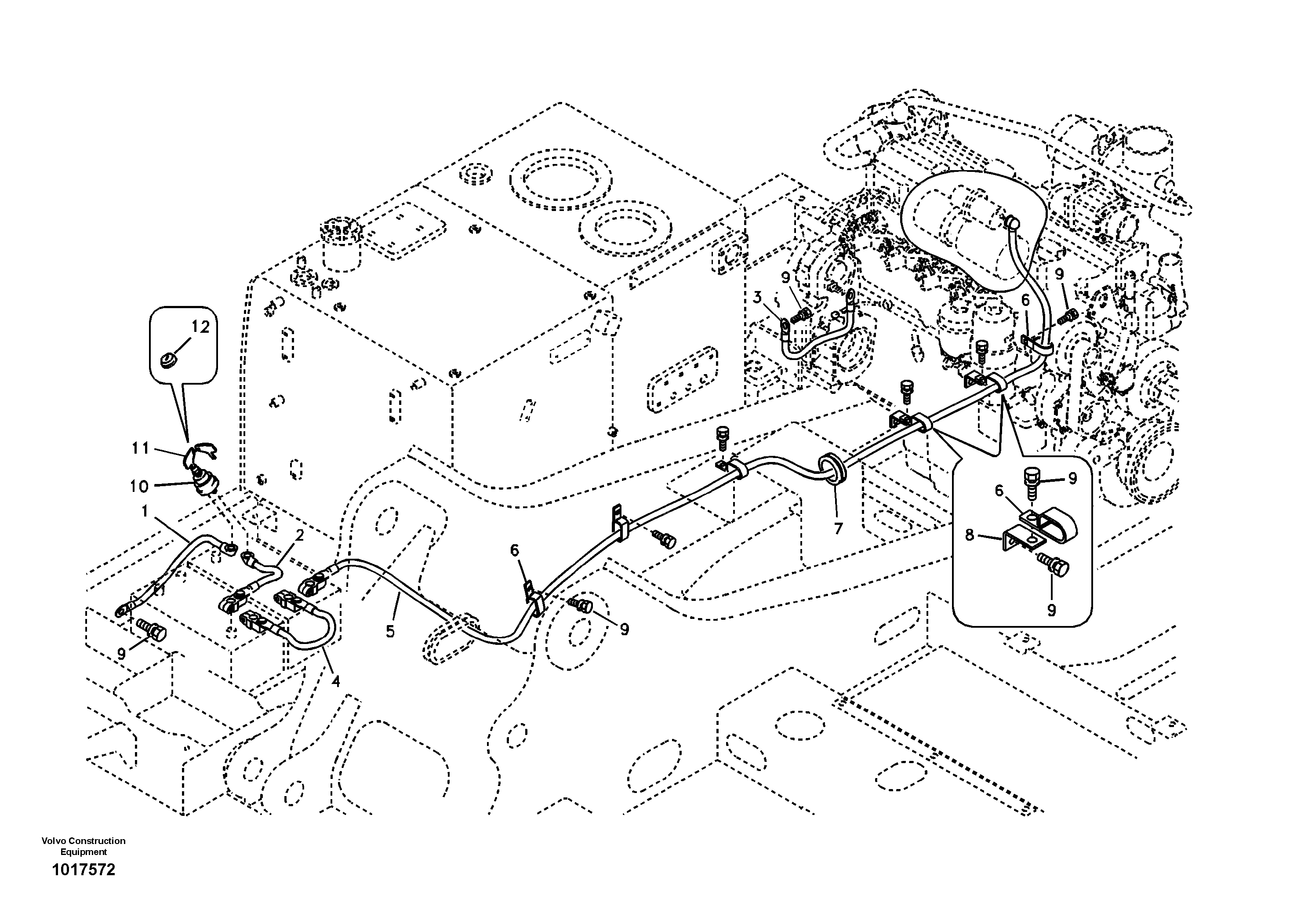 Cables, battery — volvo parts diagram