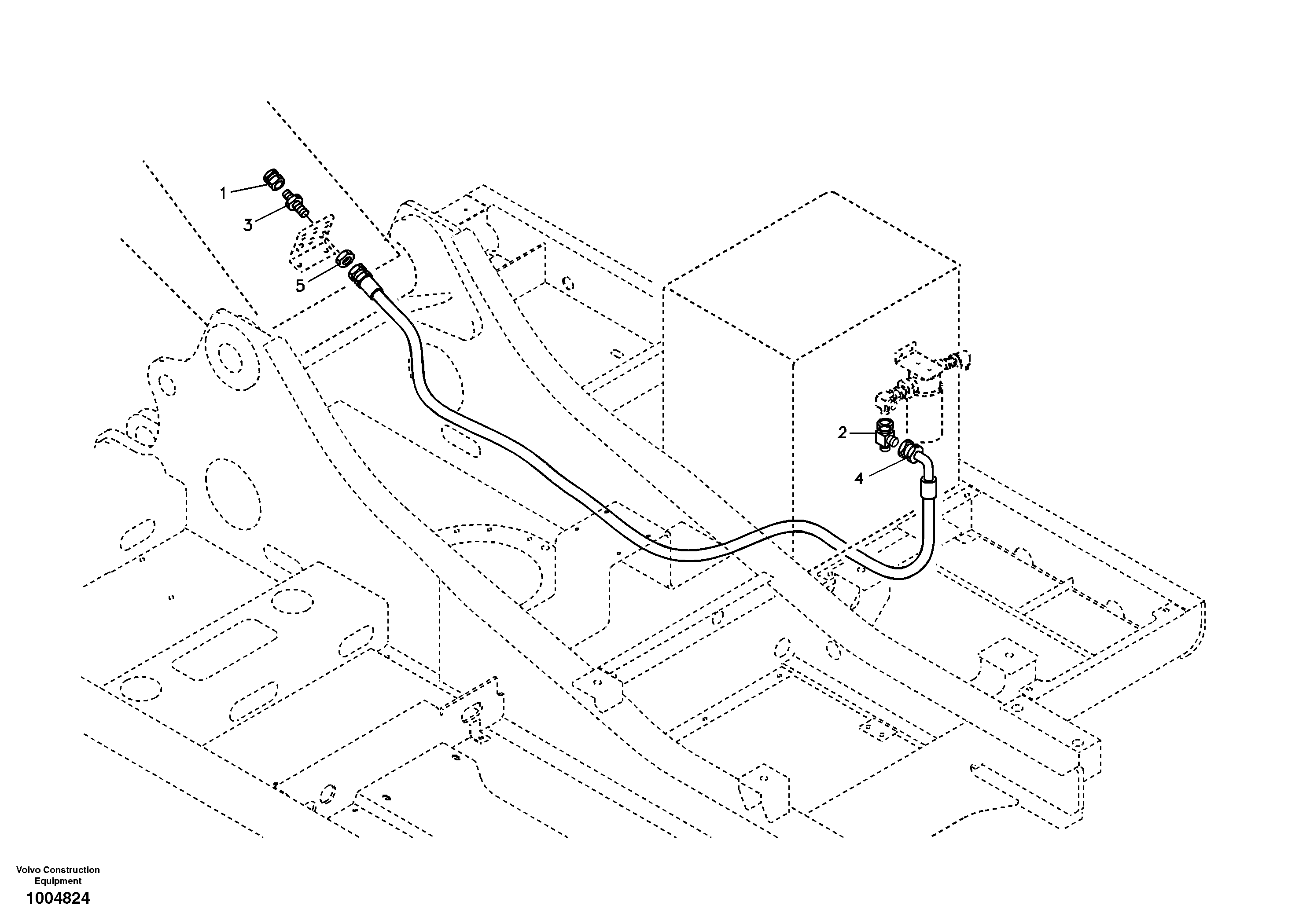 Working Hydraulic, Oil Leak On Upper Frame — volvo parts diagram