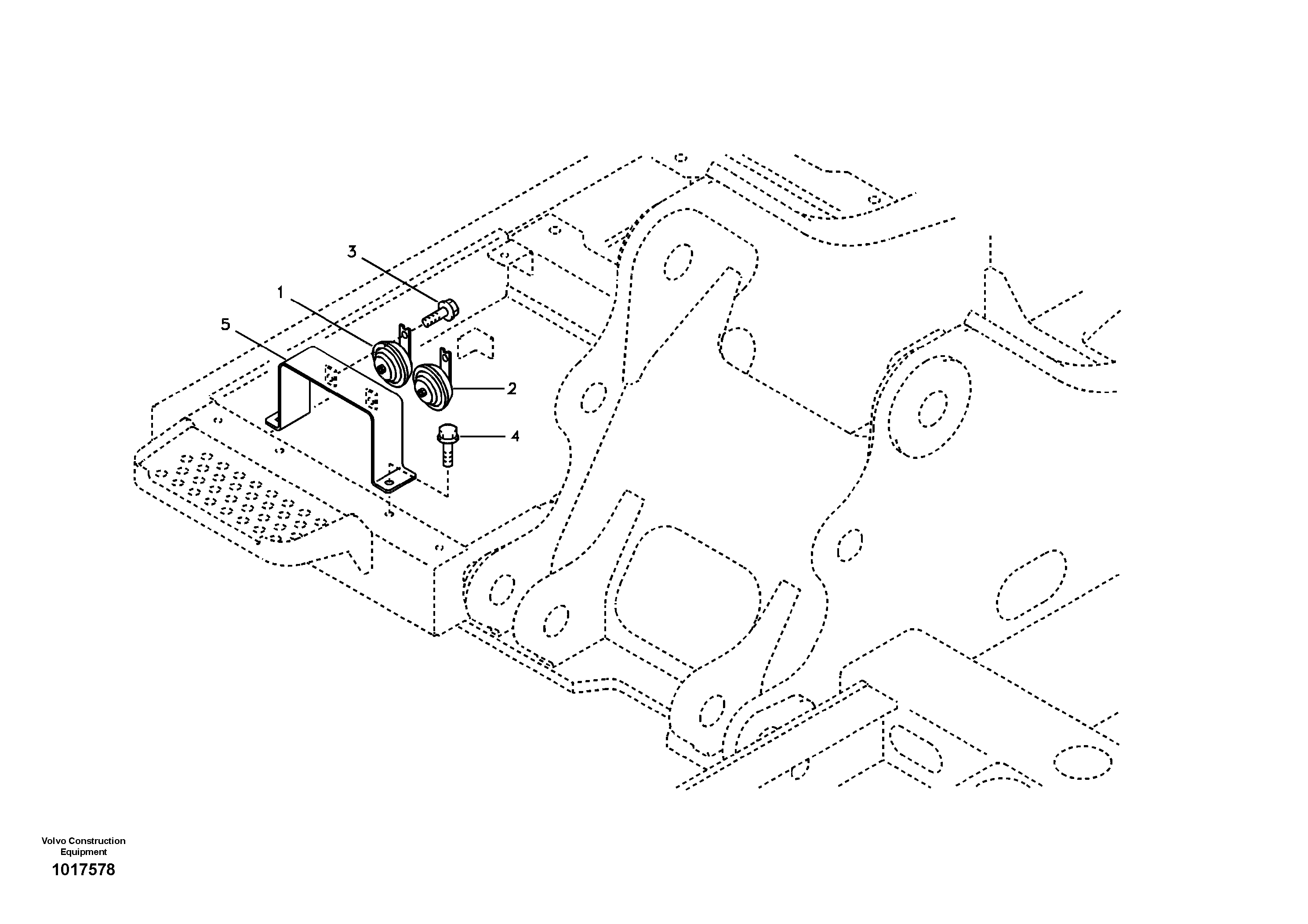 Horn — volvo parts diagram